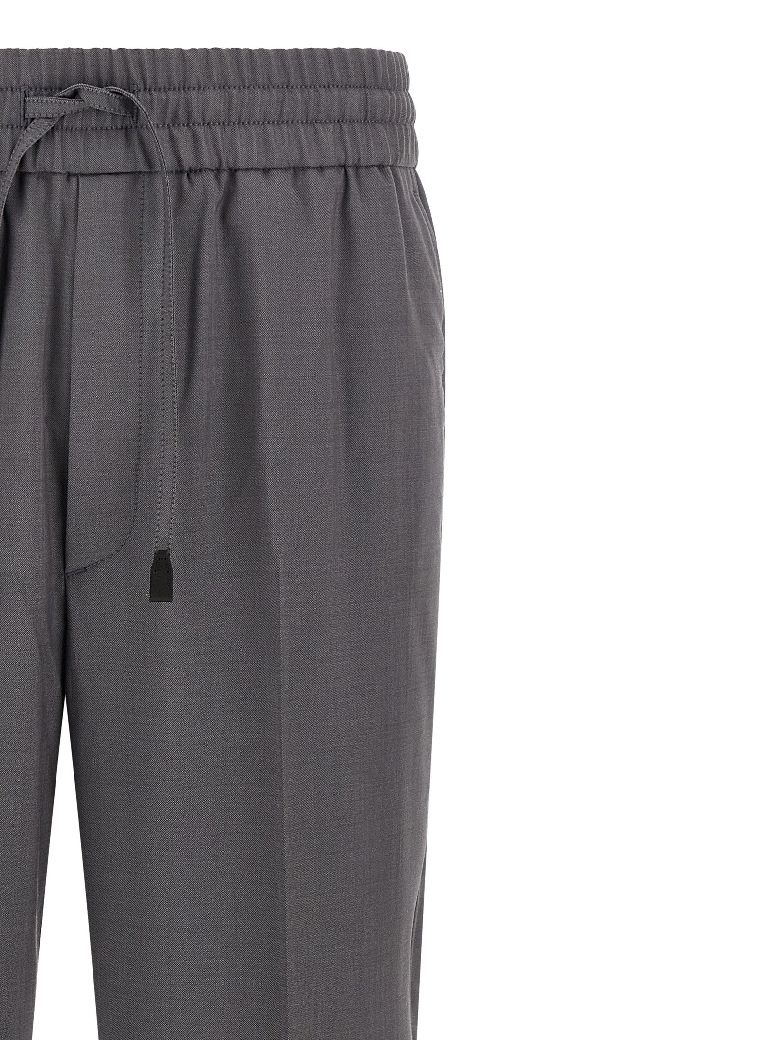 Brioni Gray Wool Casual Pants
