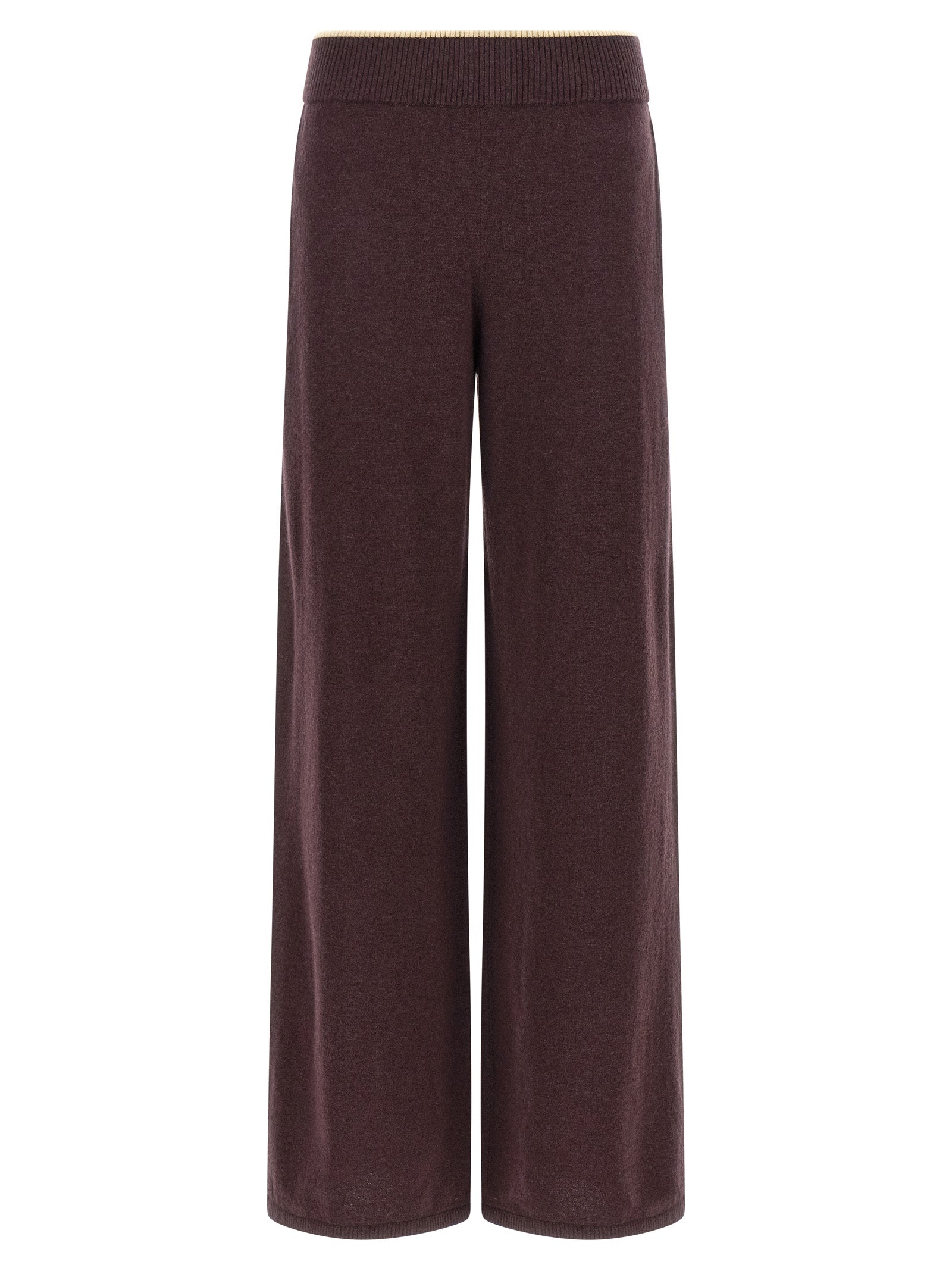 PINKO Purple Wool Casual Pants