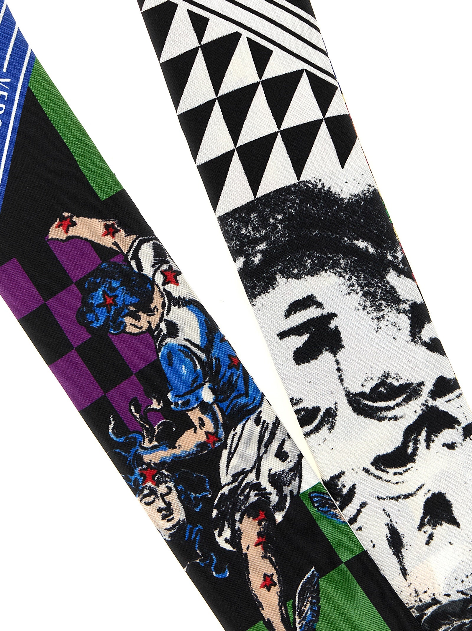 Versace Multicolor Silk Foulard