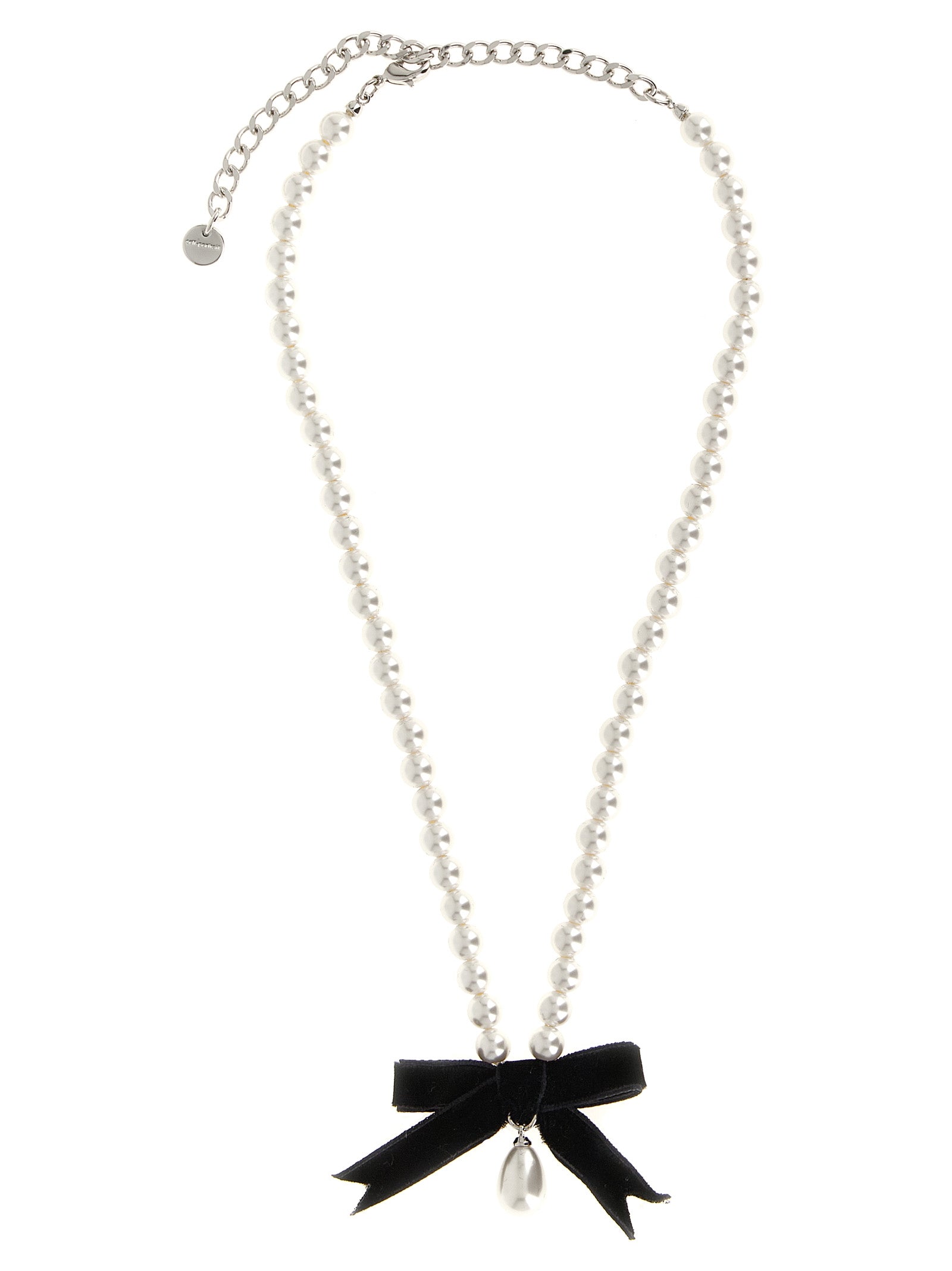 Self-Portrait Bicolor Brass Necklace