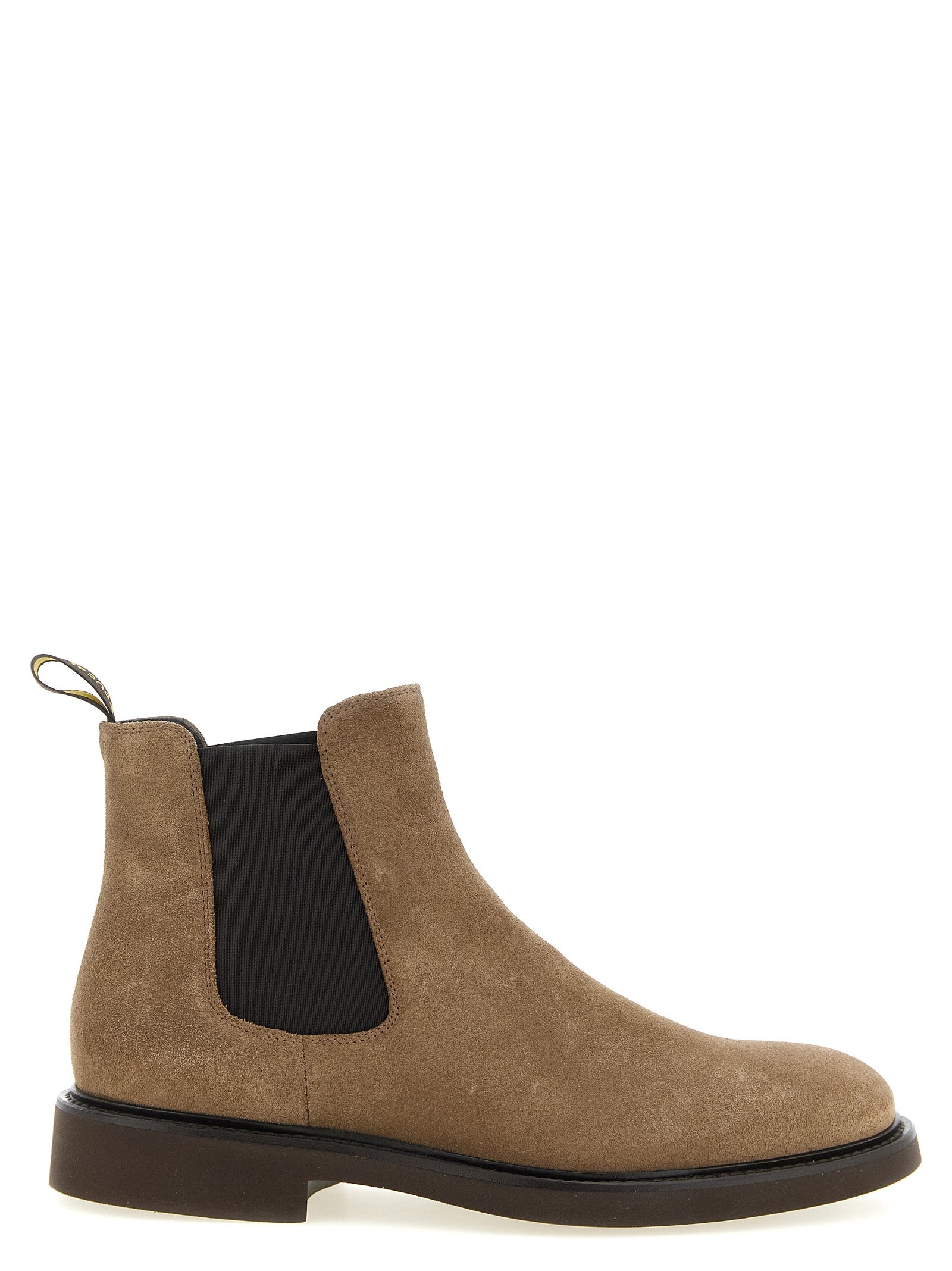 Doucal's Beige Lamb Leather Ankle Boots