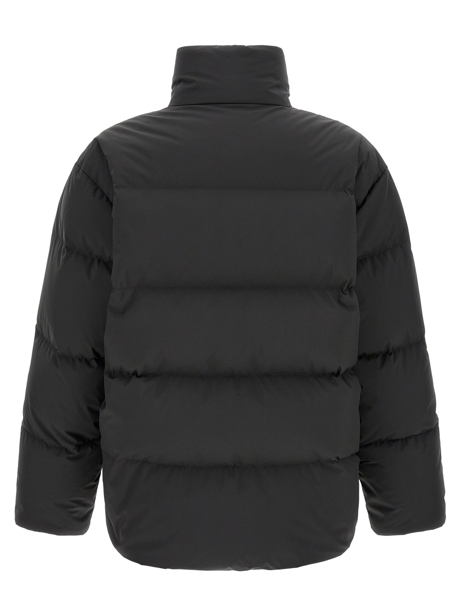 Saint Laurent Black Polyester Full-Length Jacket