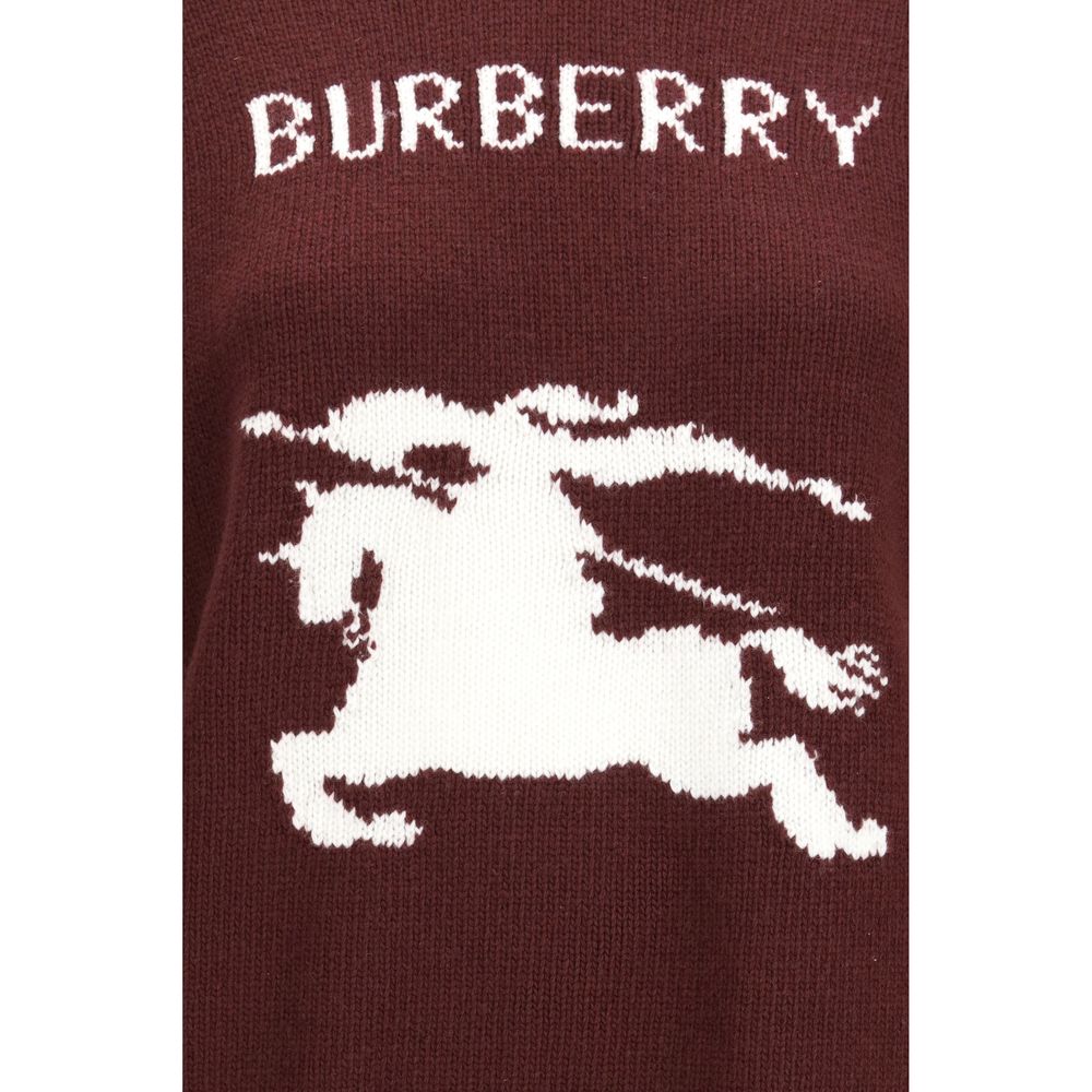 Burberry Bordeaux Wool Oves Aries Sweatshirt