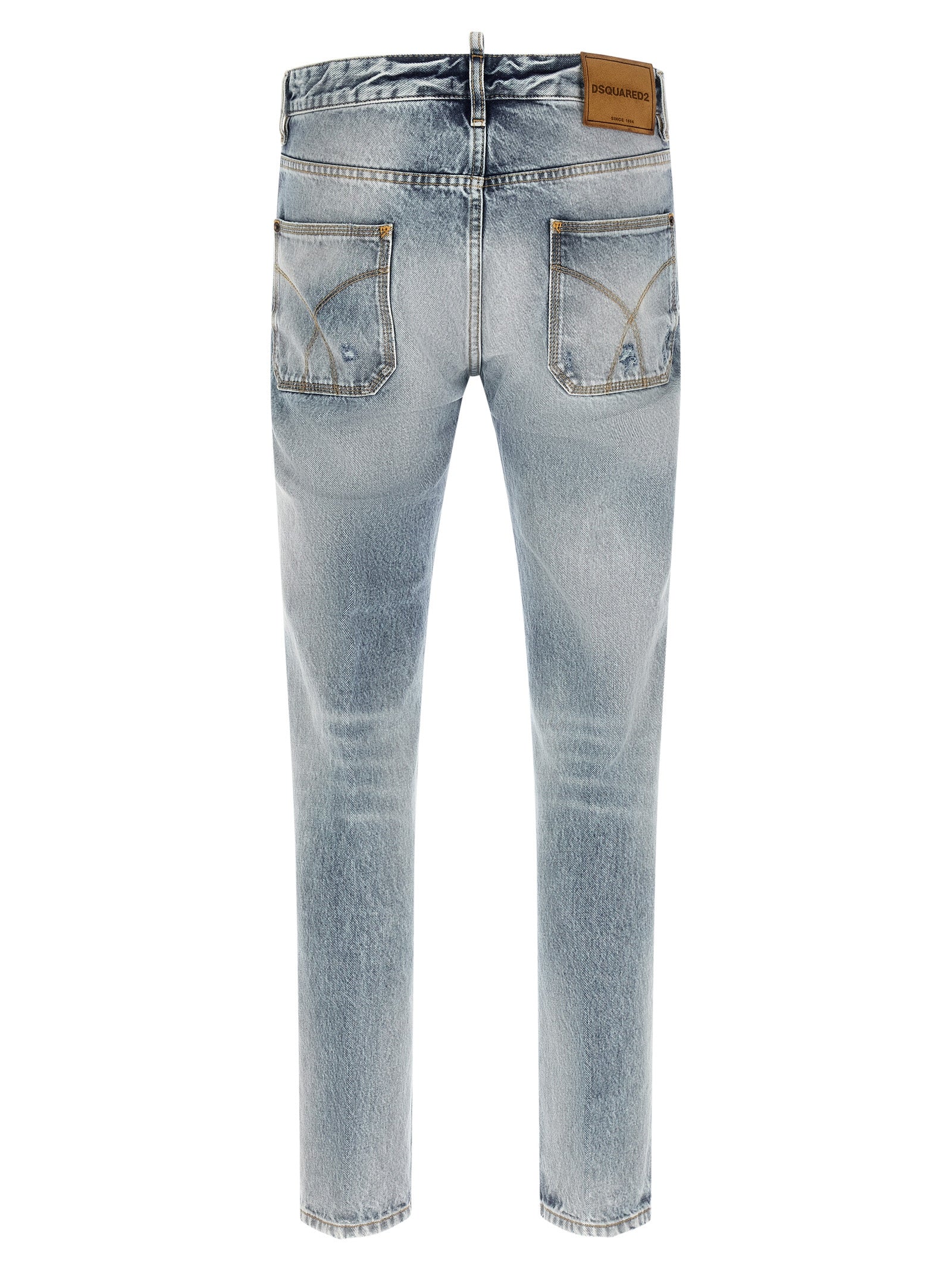 Dsquared² Blue Cotton Jeans Denim