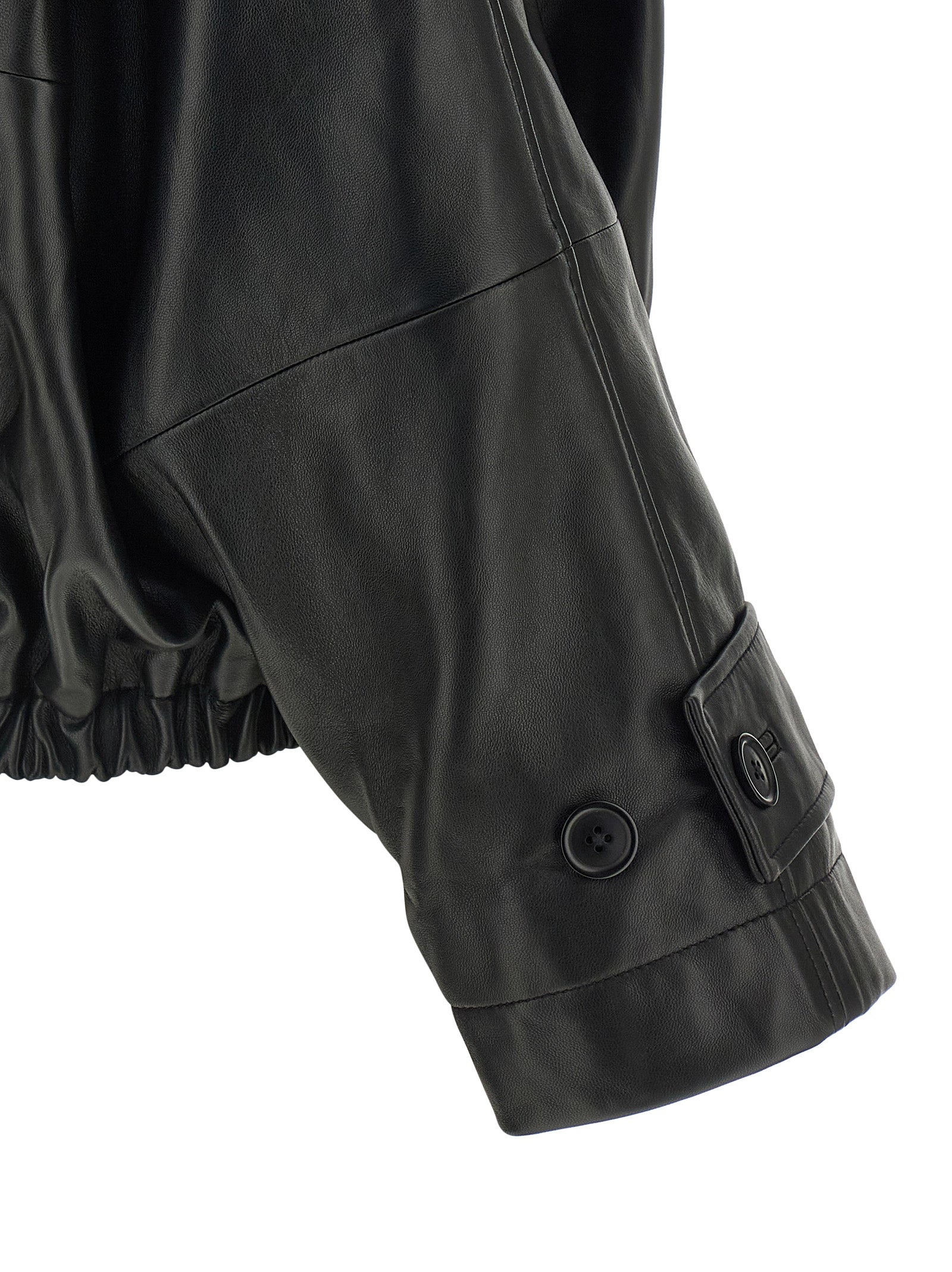 Rohe Black Lamb Leather Leather Jacket