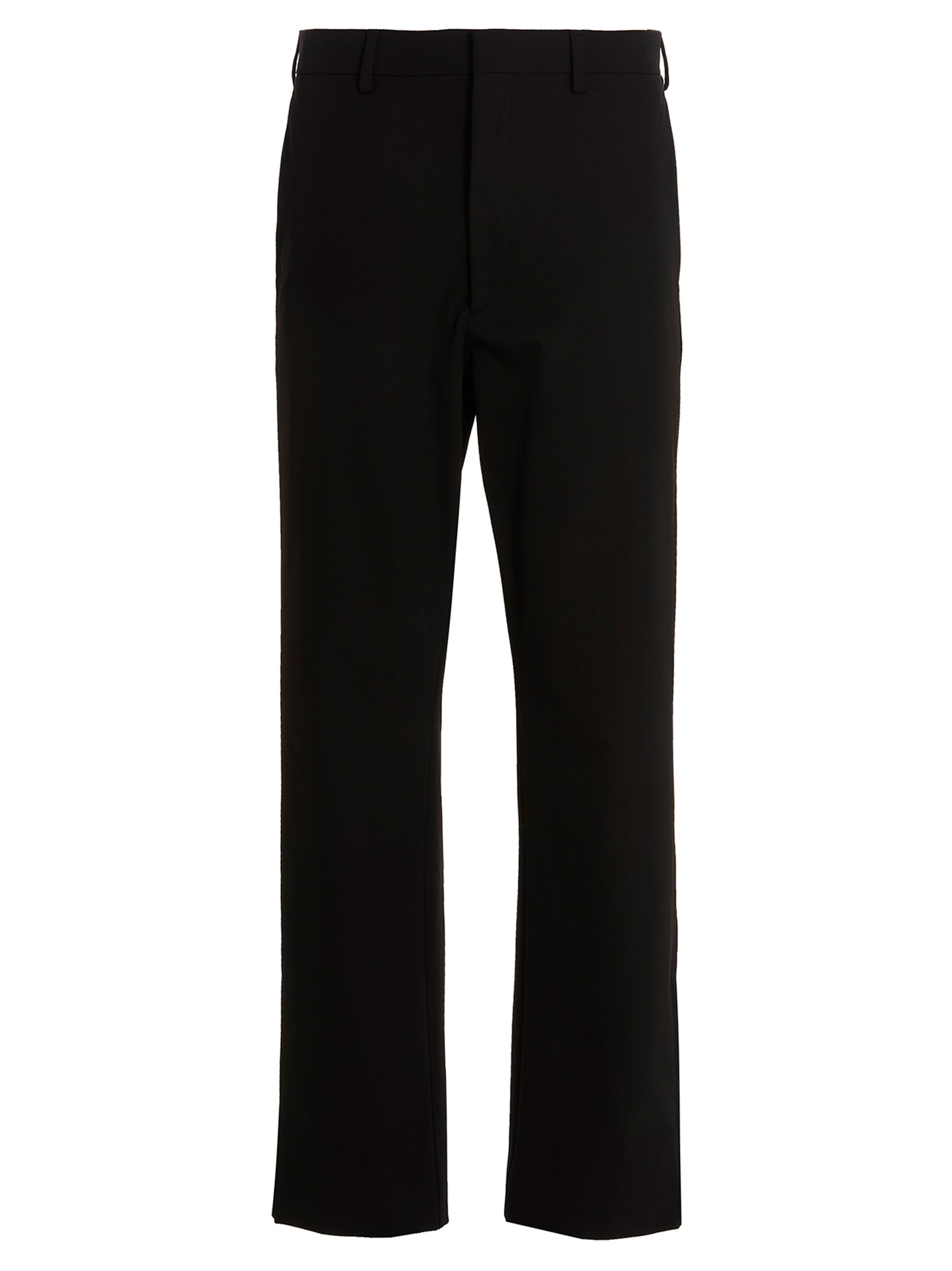 Prada Black Polyester Casual Pants