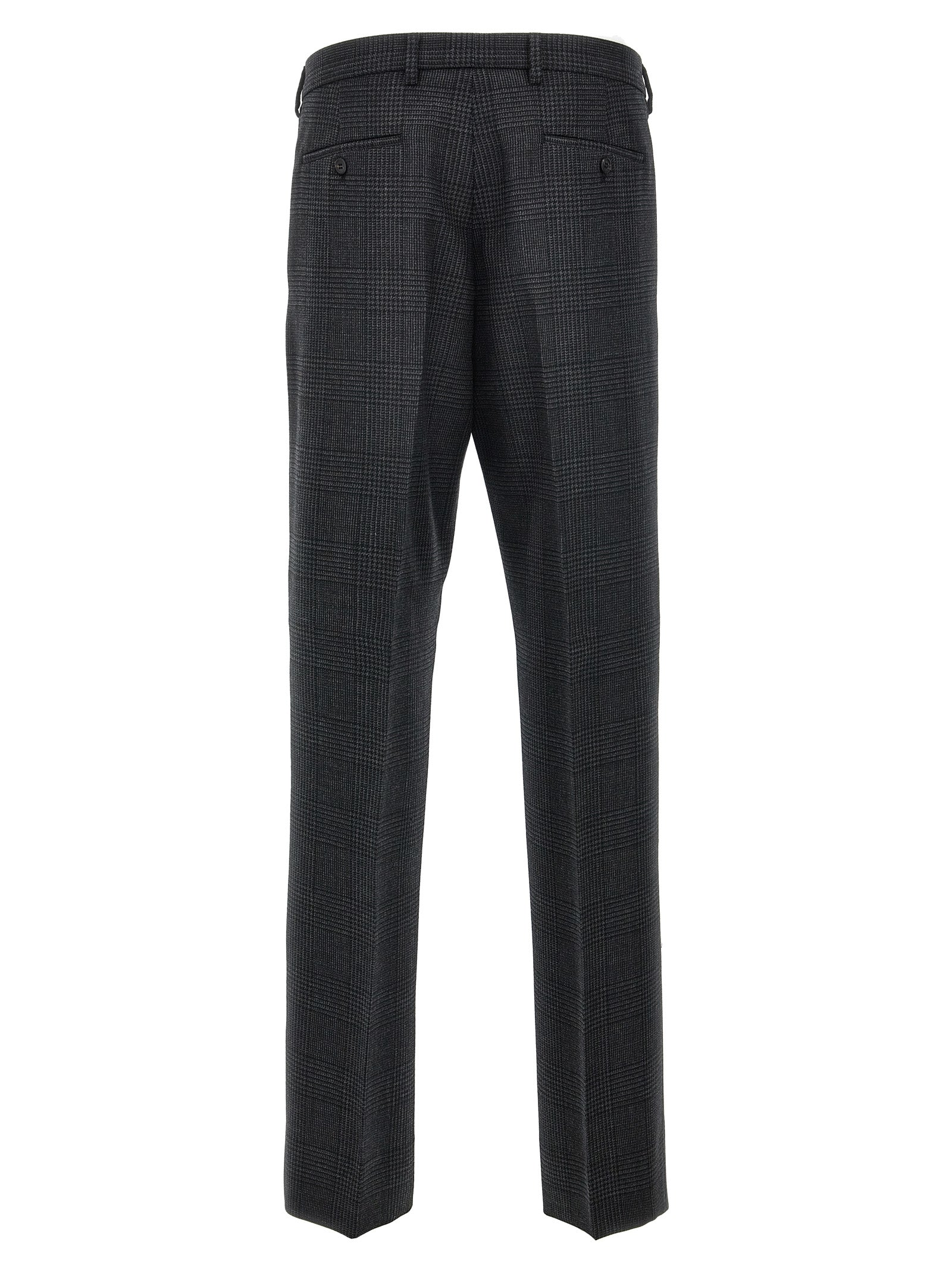 Prada Gray Virgin Wool Dress Pants