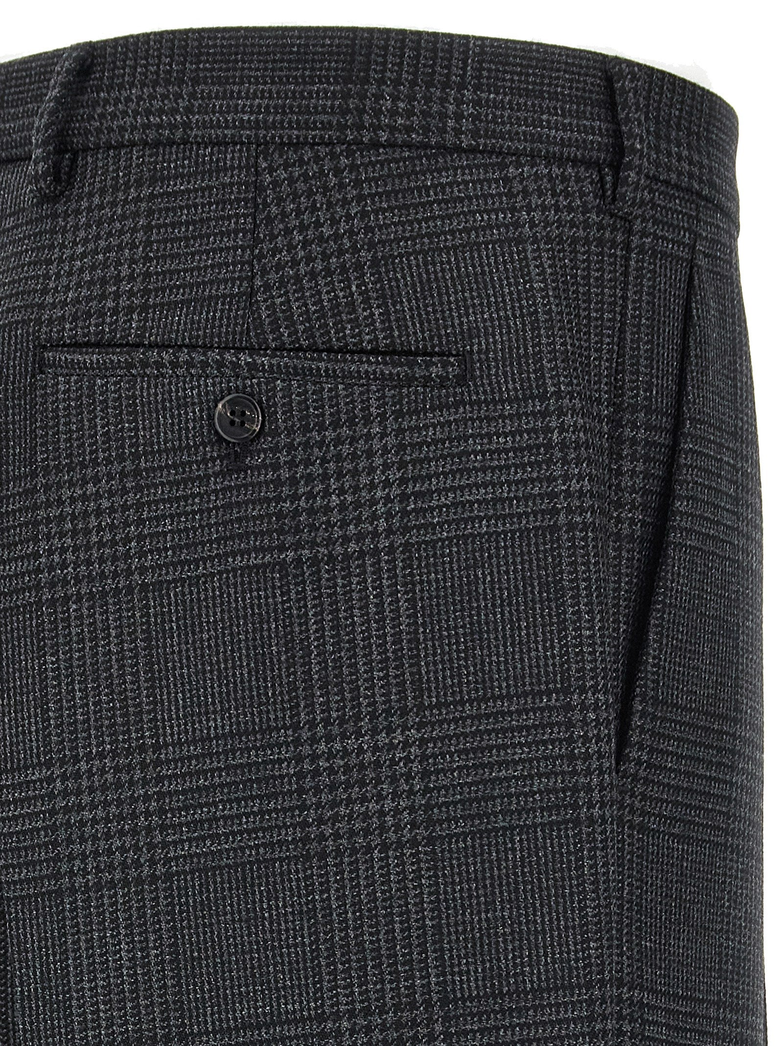 Prada Gray Virgin Wool Dress Pants