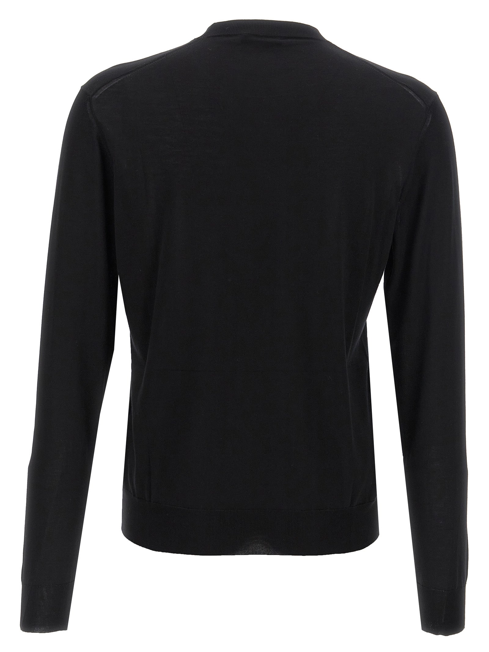 Prada Black Silk Cardigan