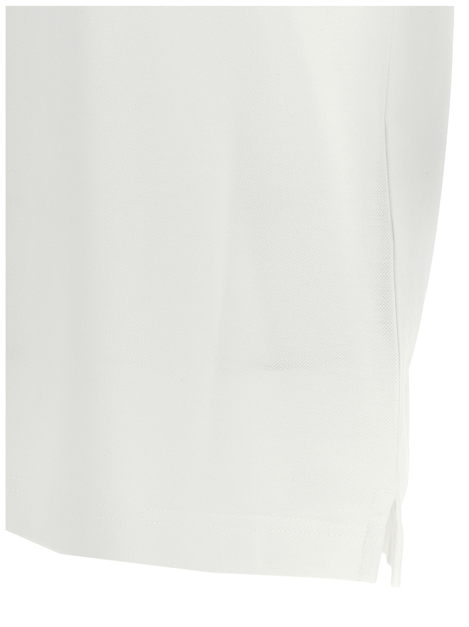Prada White Cotton Polo Shirt