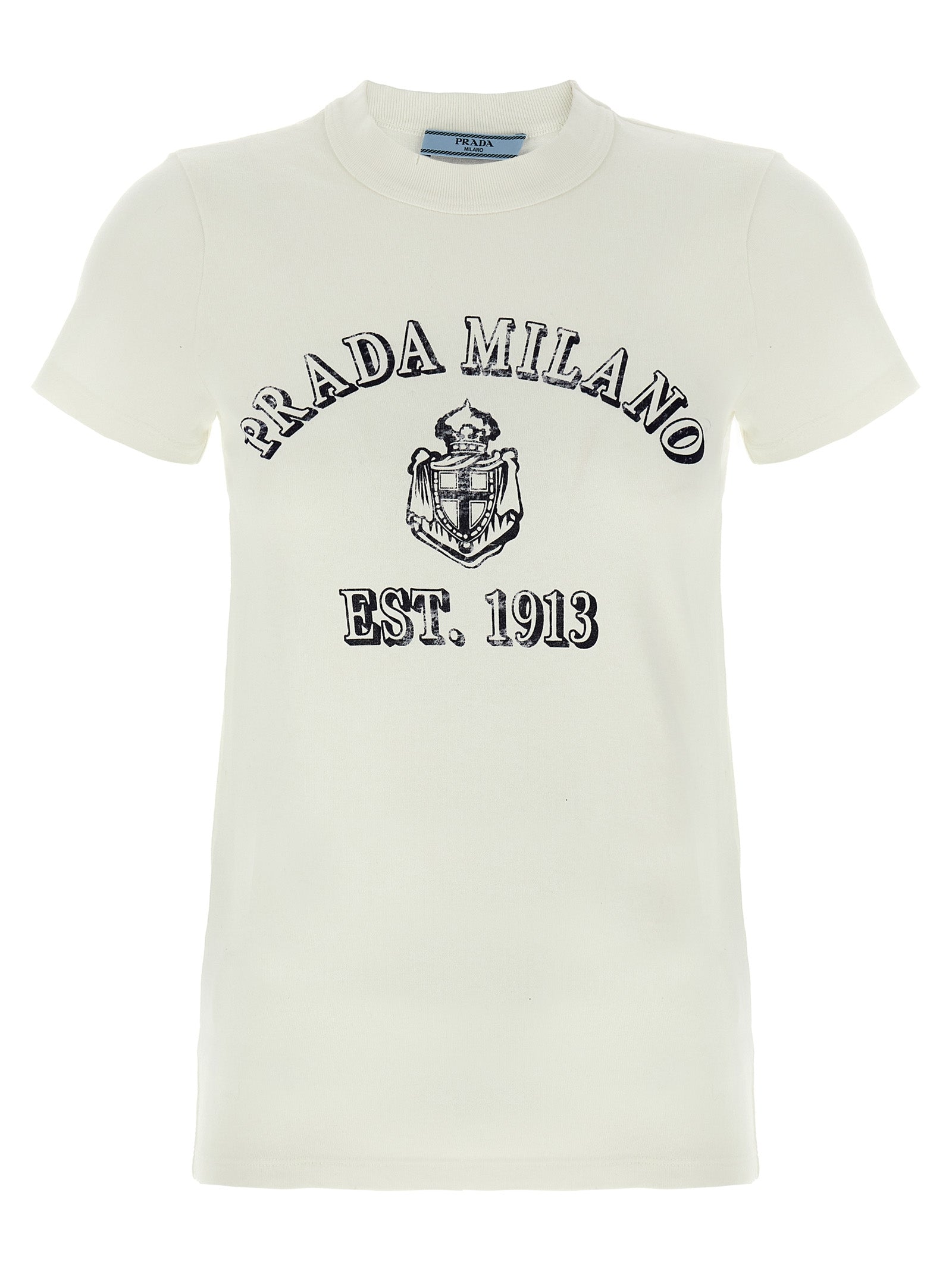 Prada White Cotton T-Shirt