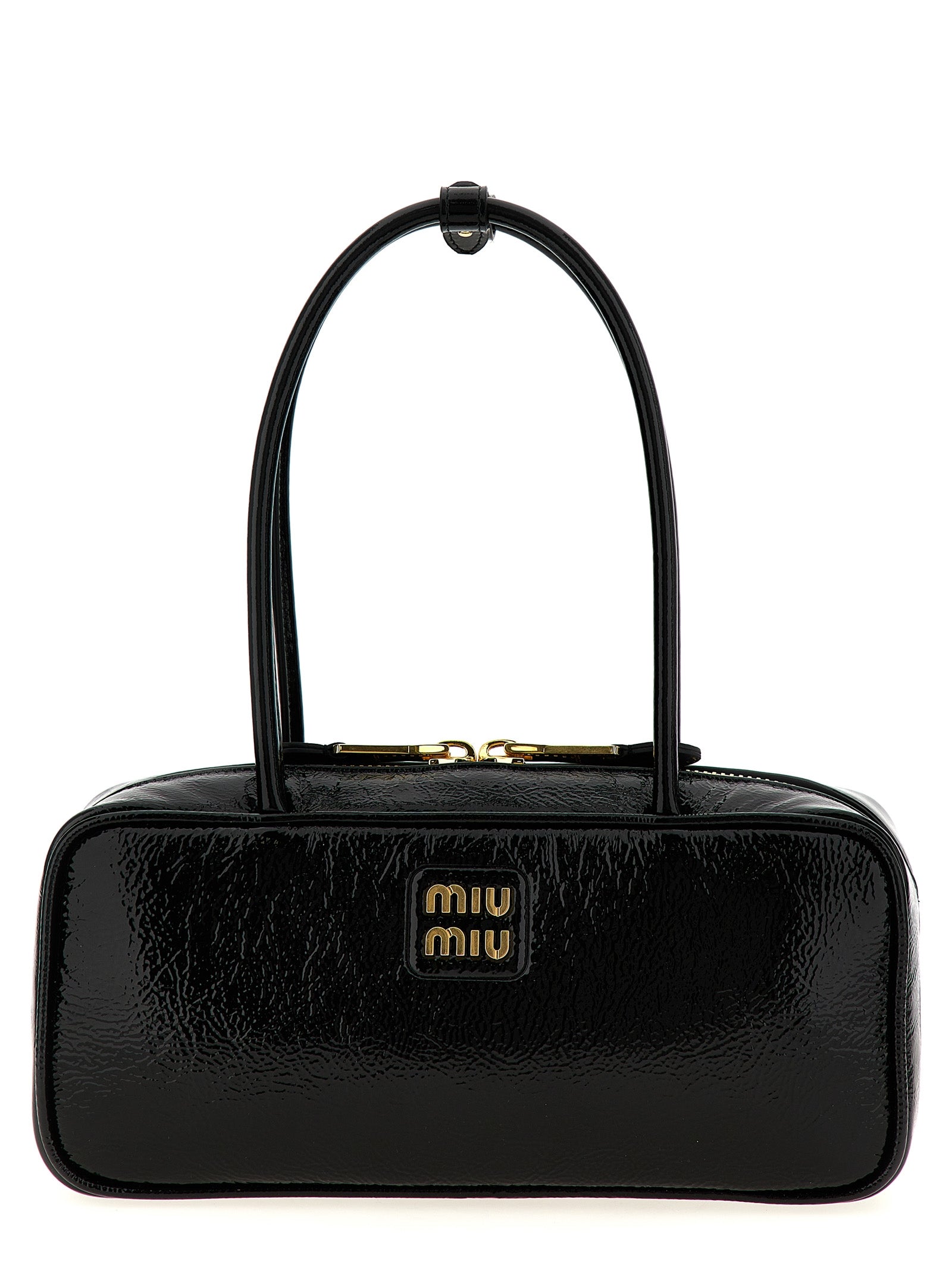 Miu Miu Black Lamb Leather Handbag