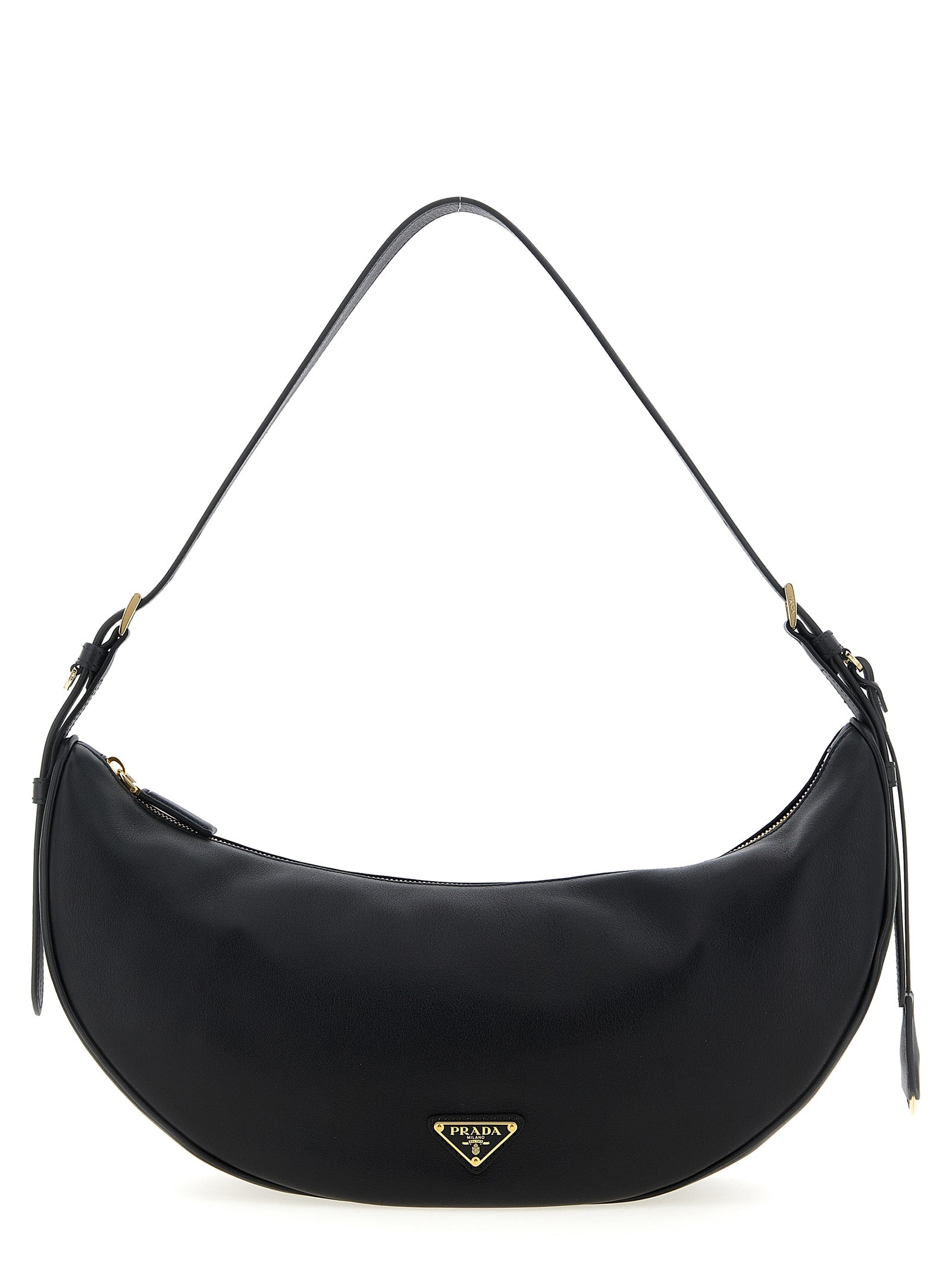 Prada Black Calfskin Shoulder Bag