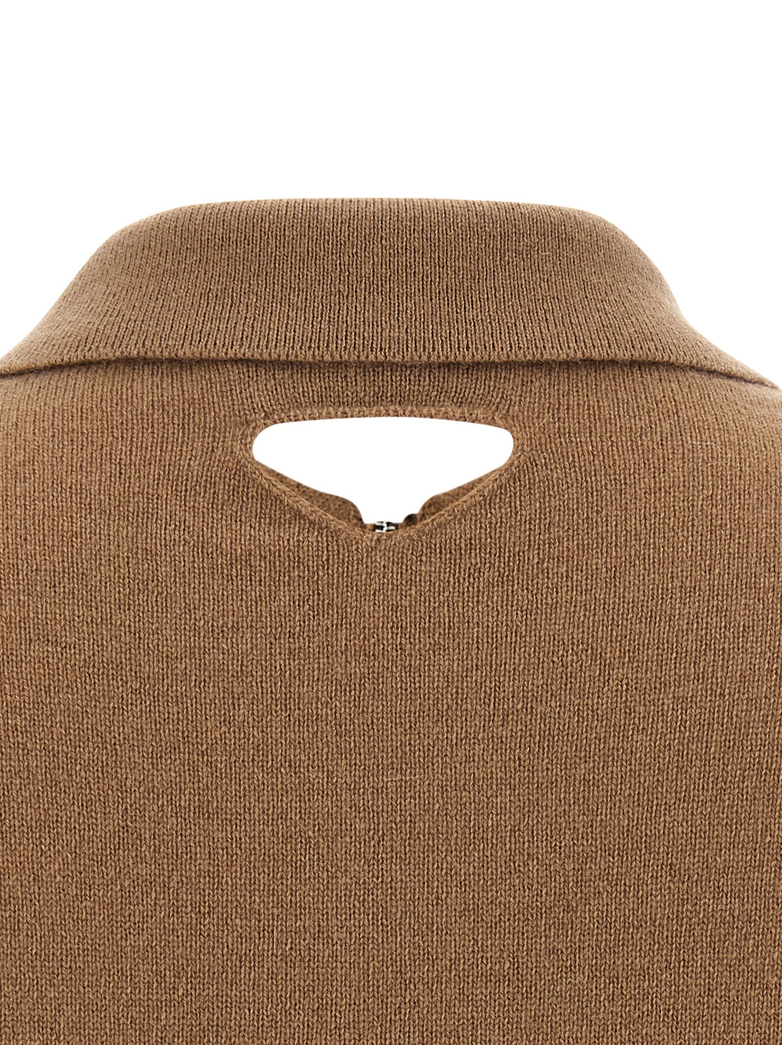 Prada Beige Cashmere Polo Shirt