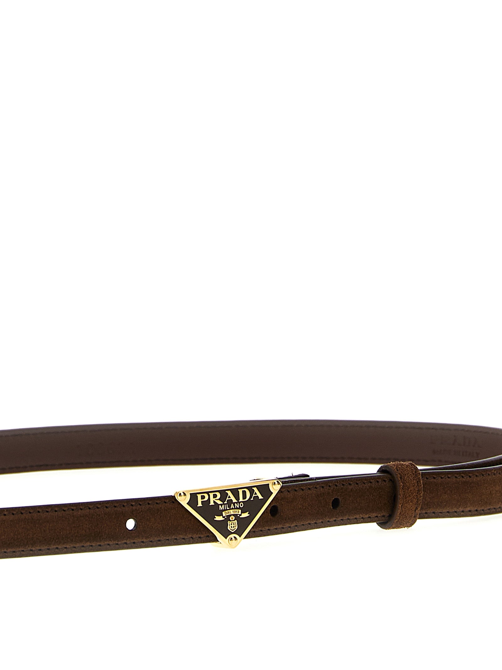 Prada Brown Calfskin Regular Belt