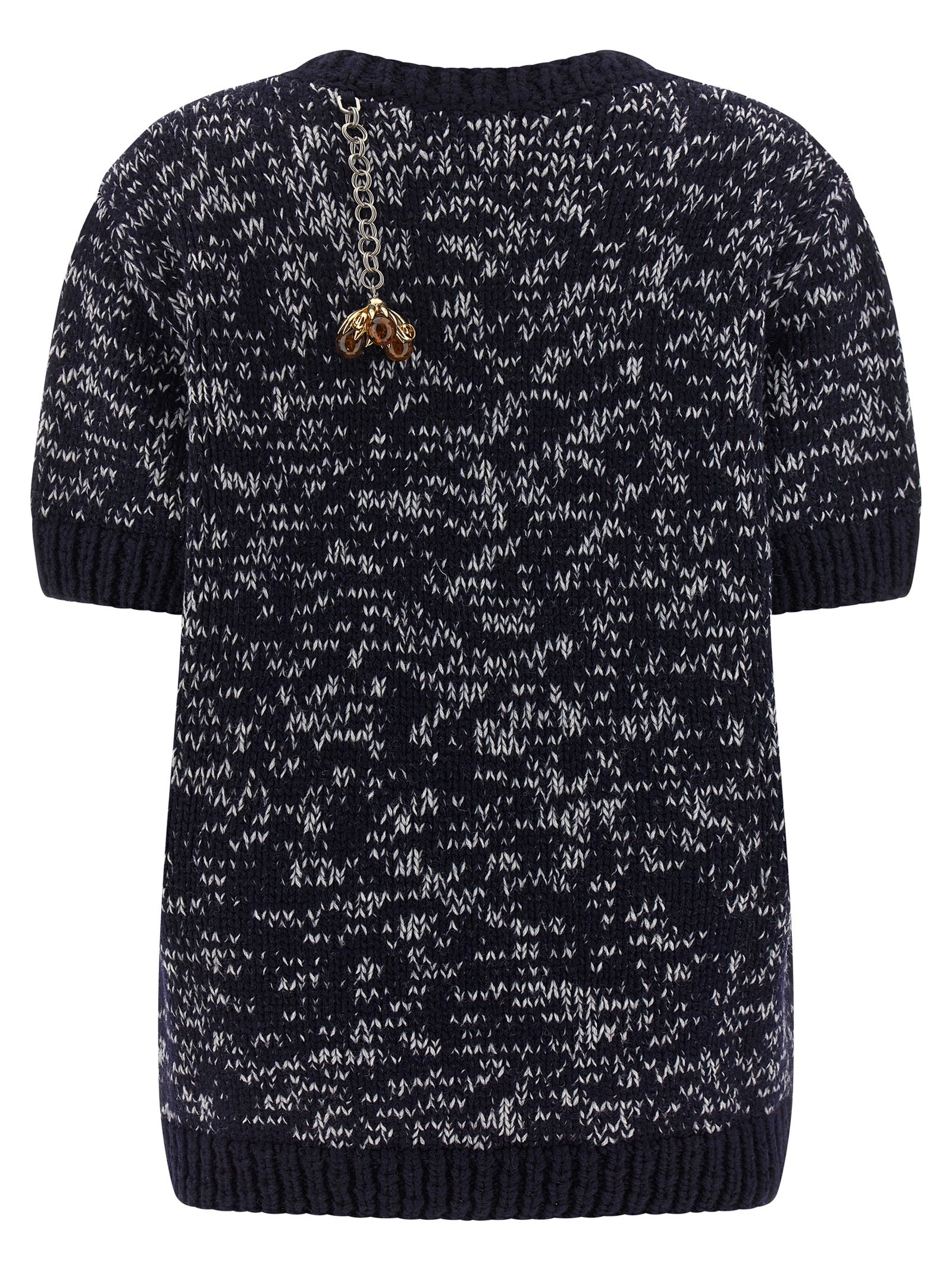 Prada Multicolor Virgin Wool Cardigan