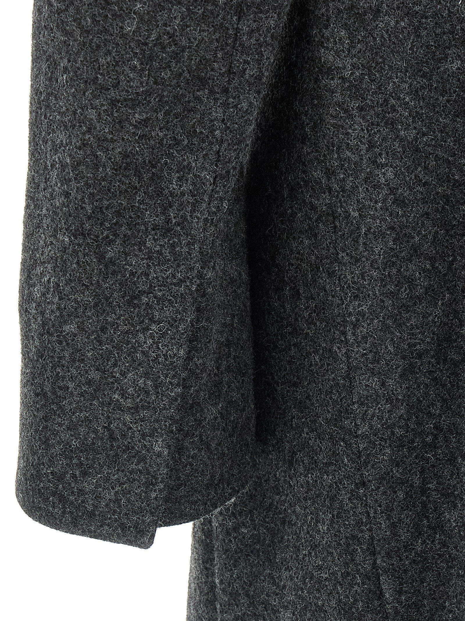 Prada Gray Virgin Wool Coat