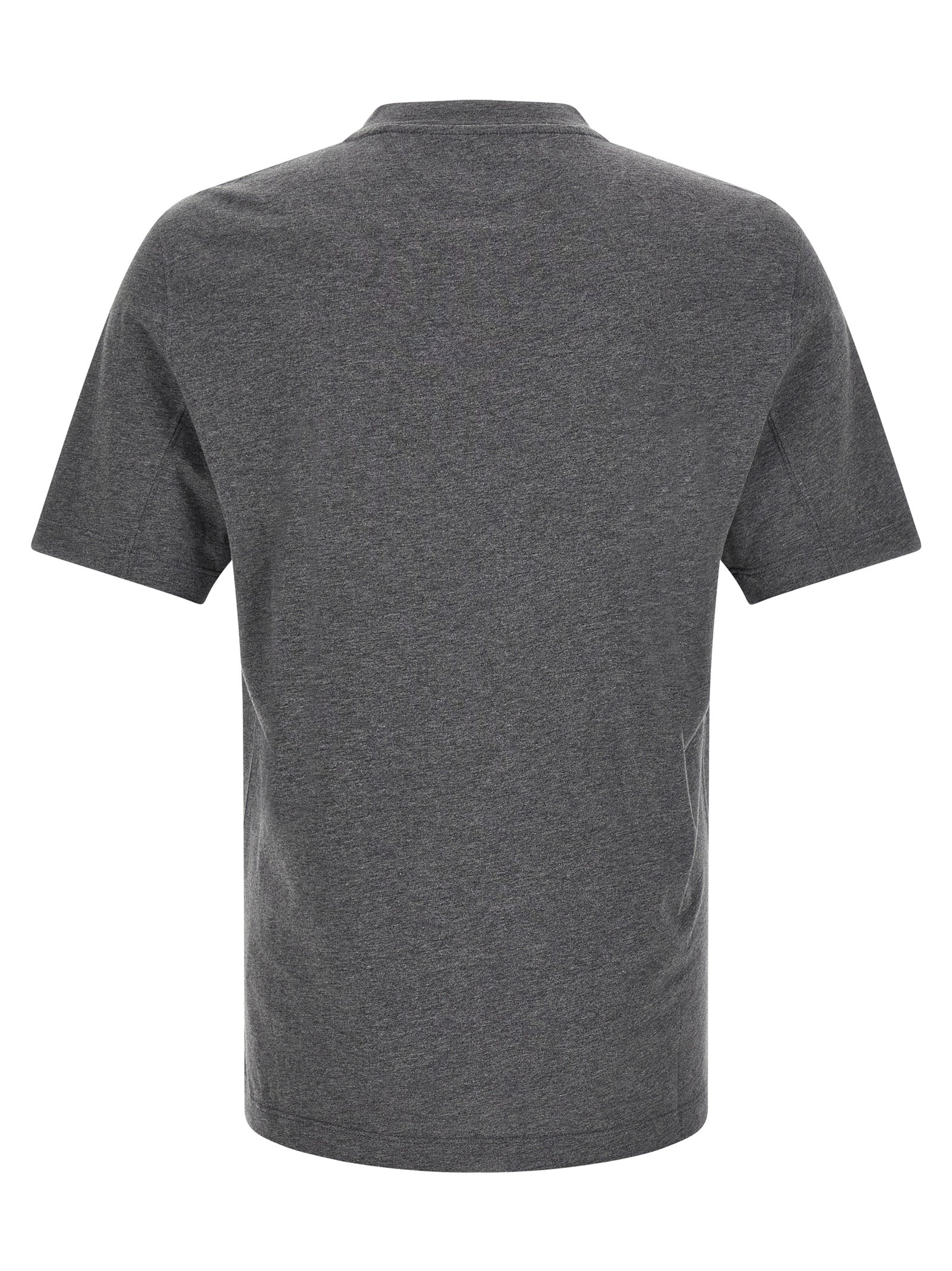 Brunello Cucinelli Gray Cotton T-Shirt