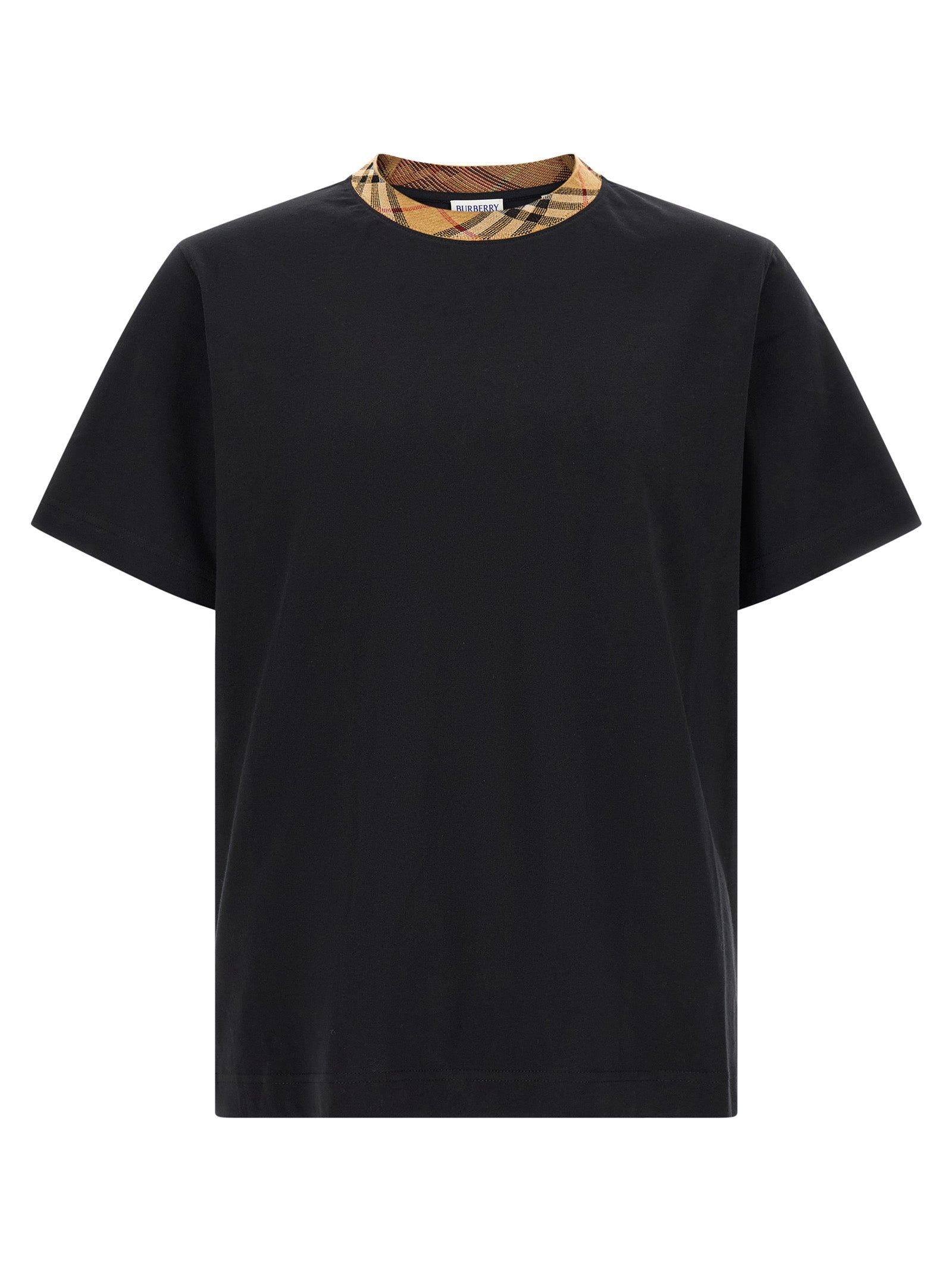 Burberry Beige Cotton T-Shirt