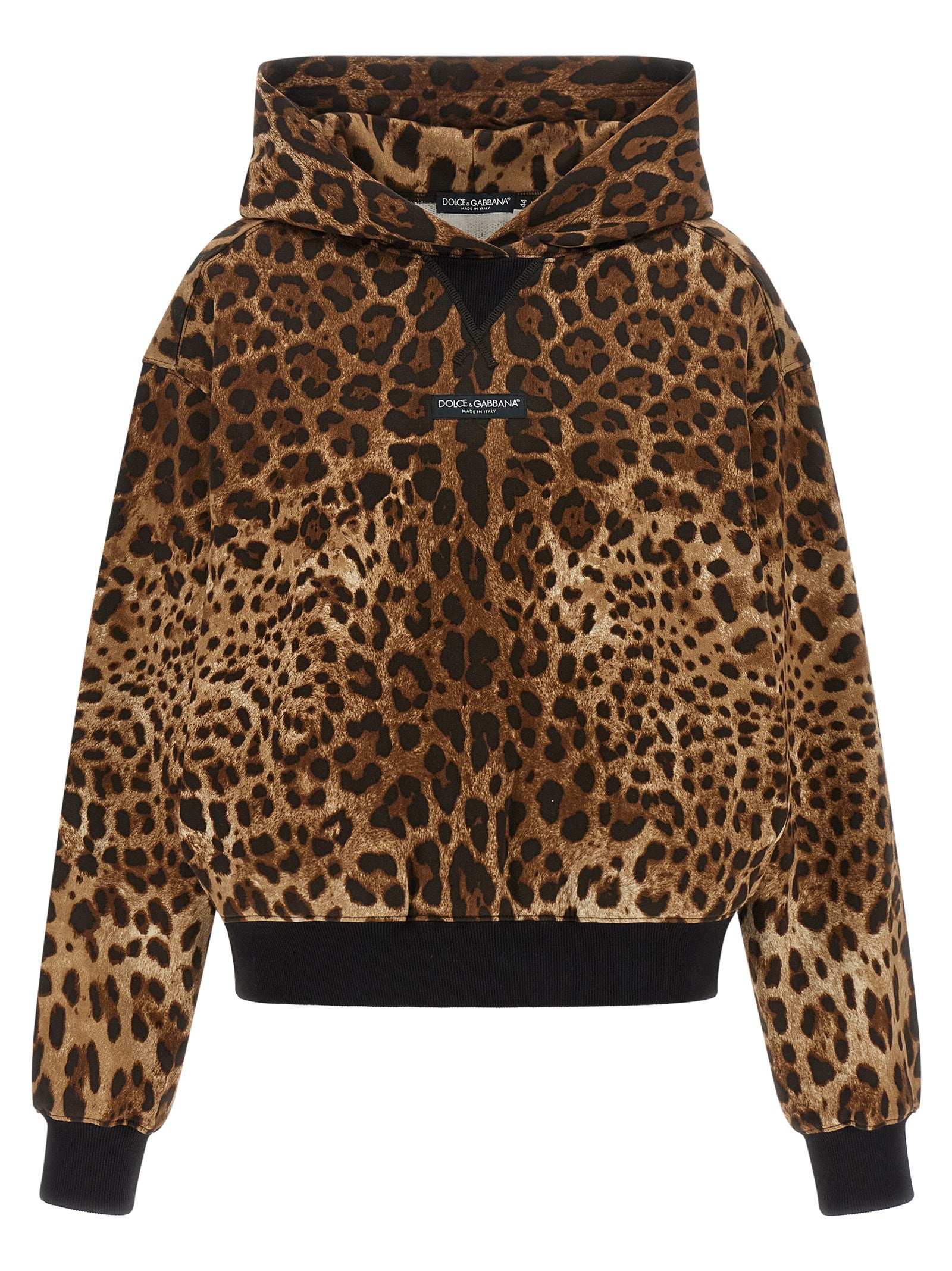 Dolce & Gabbana Brown Cotton Hoodie