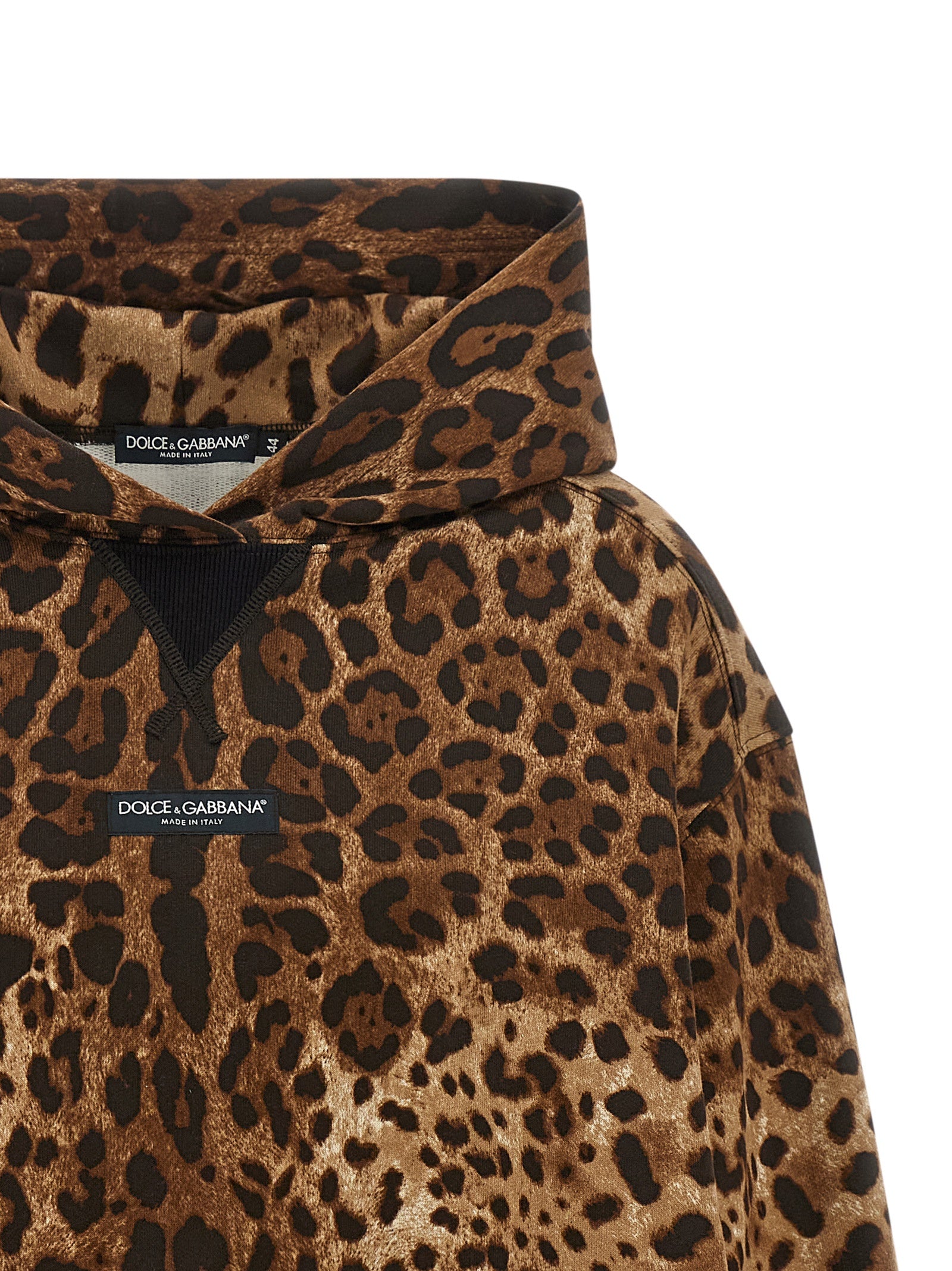 Dolce & Gabbana Brown Cotton Hoodie