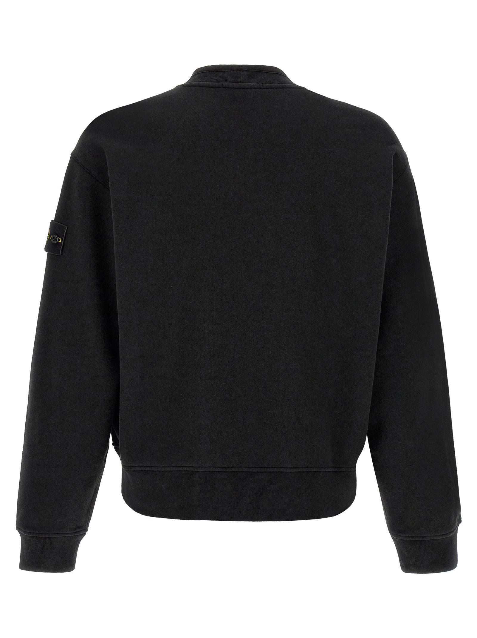 Stone Island Black Cotton Sweatshirt