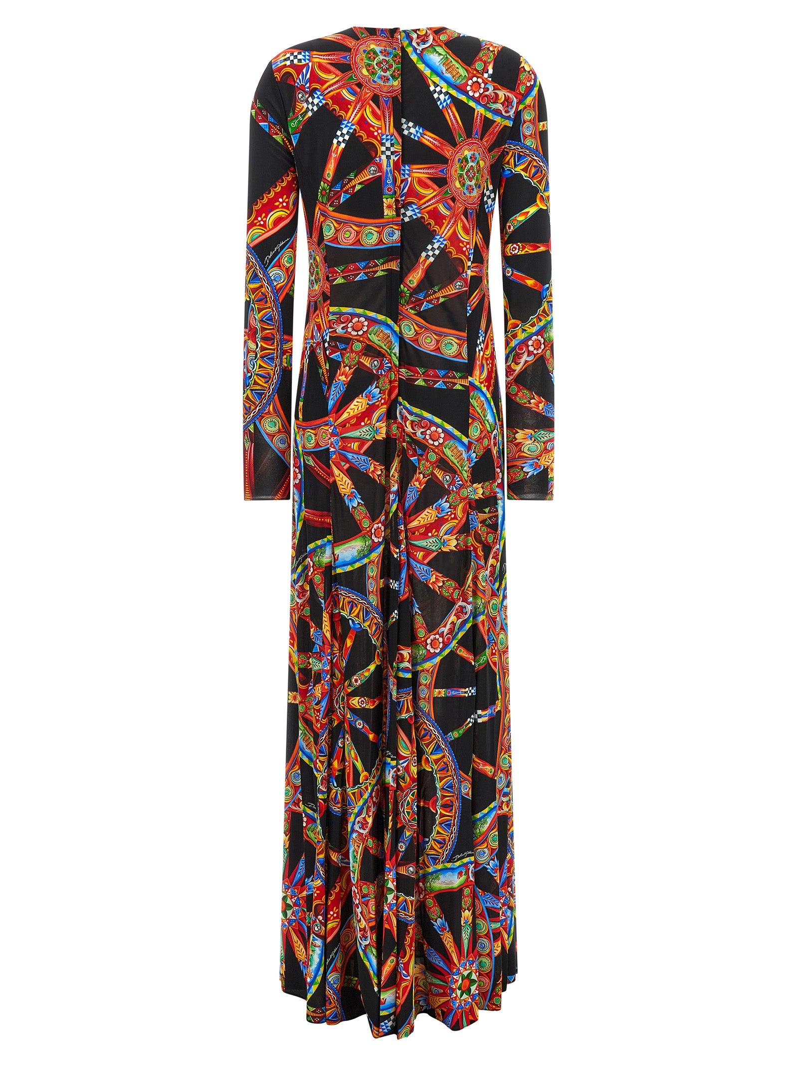 Dolce & Gabbana Multicolor Viscose Long Dress