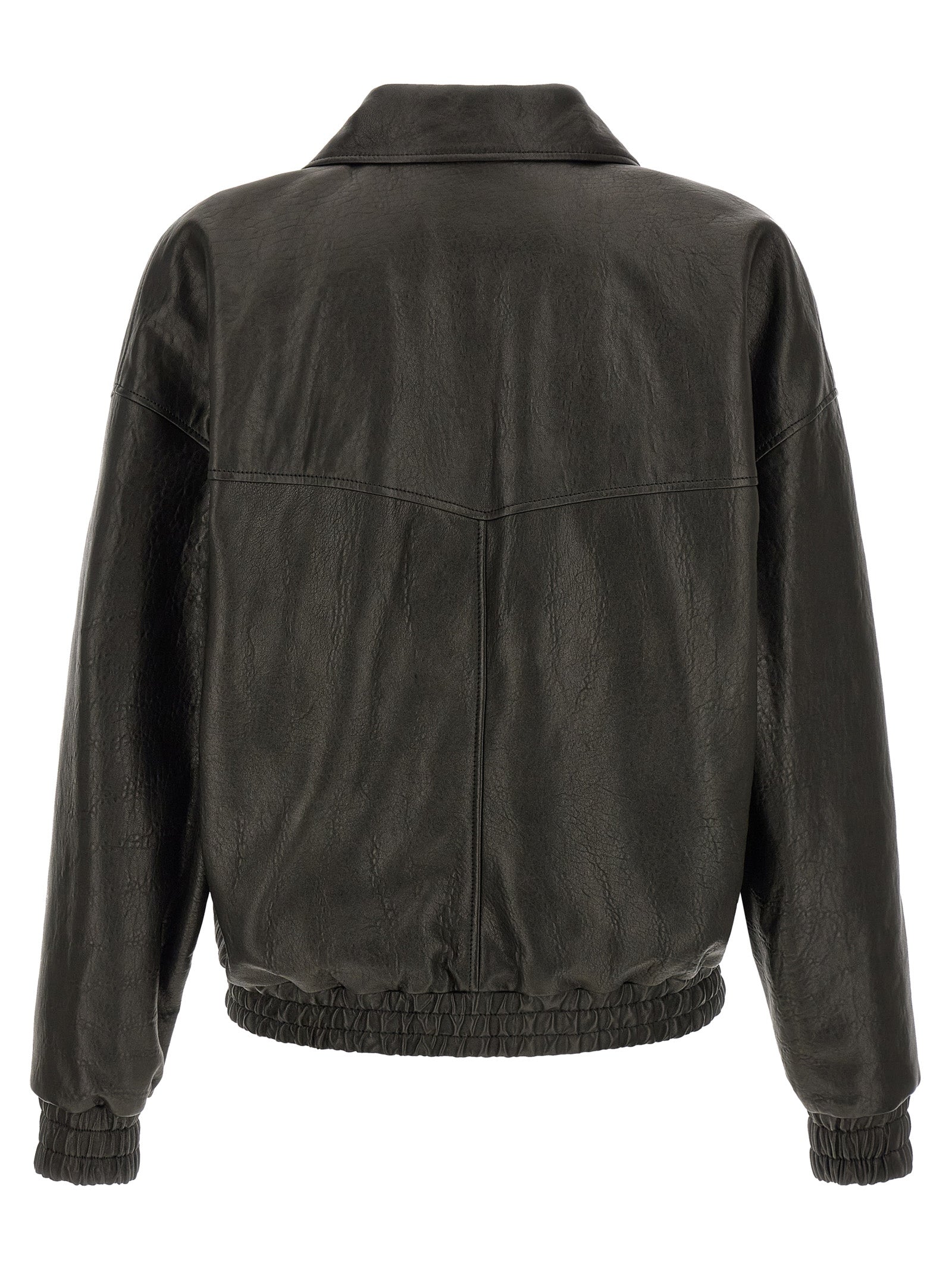 Saint Laurent Black Lamb Leather Leather Jacket