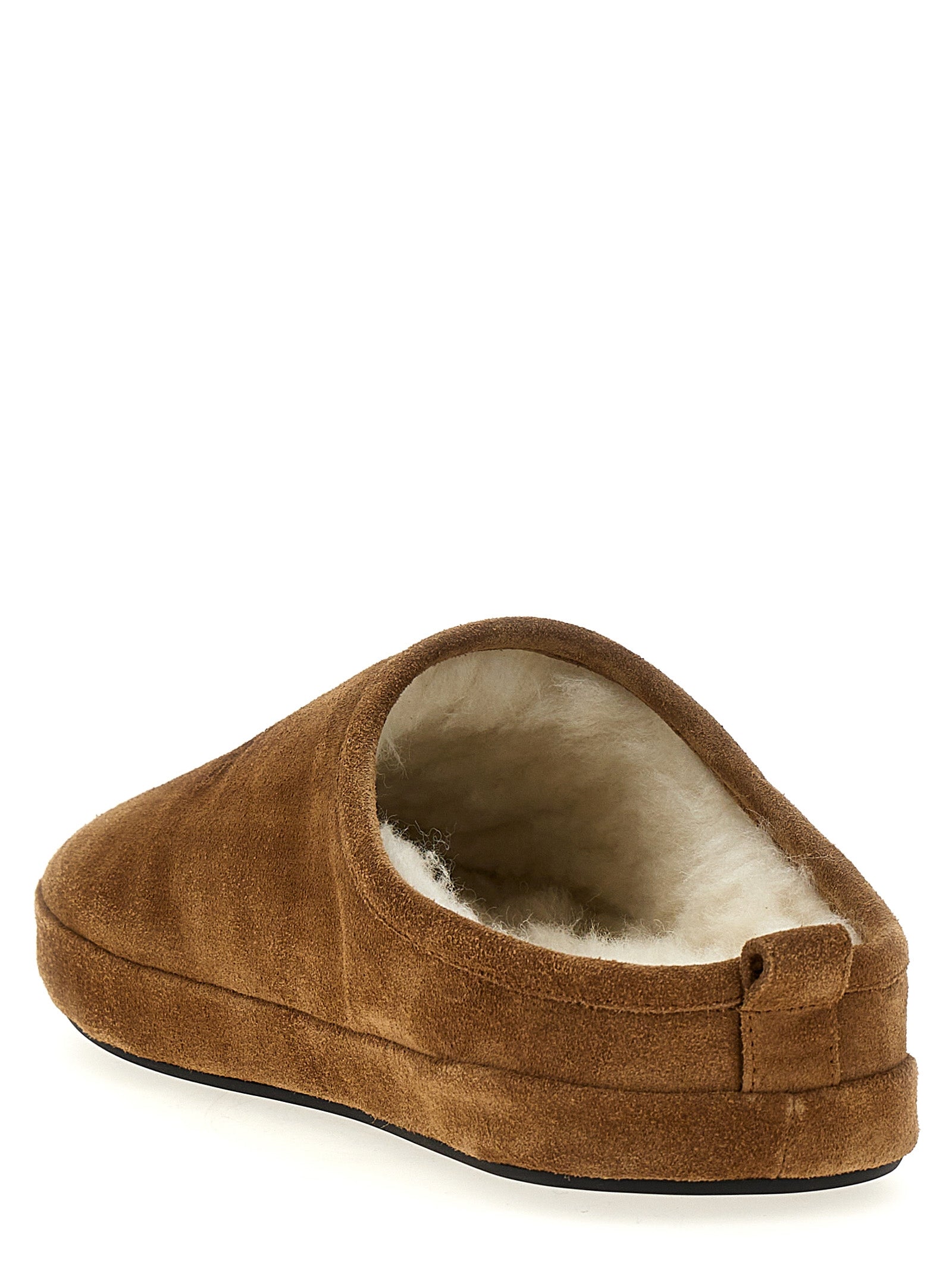 Balenciaga Brown Calfskin Mules