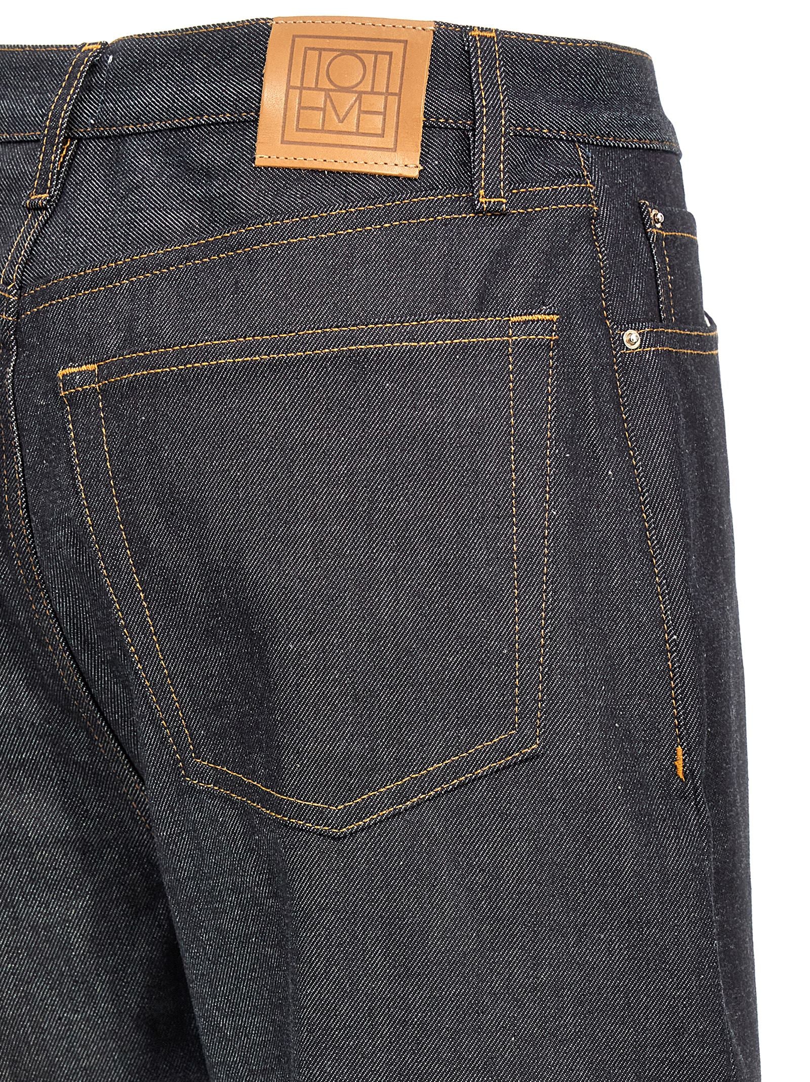 TOTEME Blue Cotton Jeans Denim