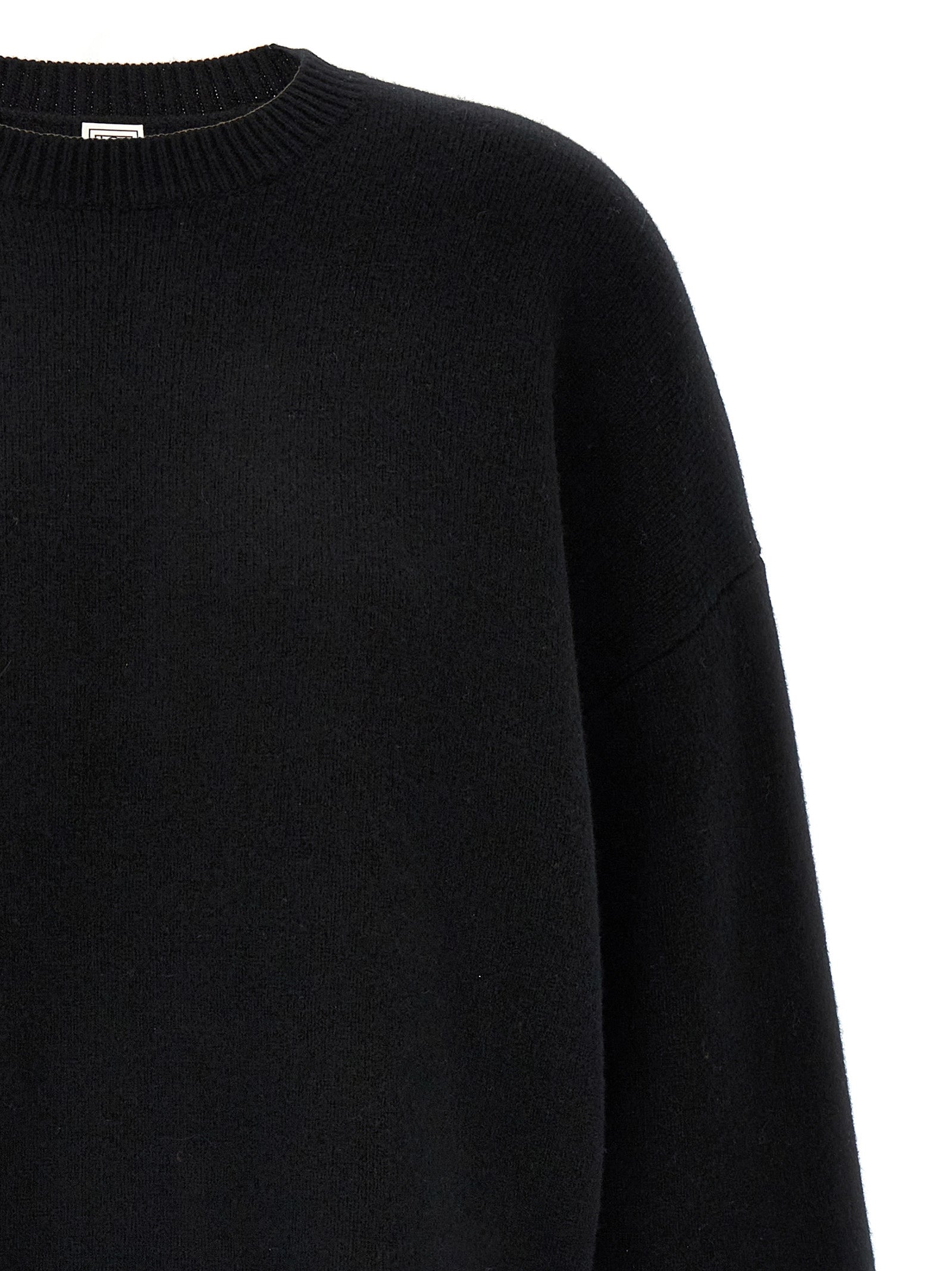 TOTEME Black Polyester Cardigan