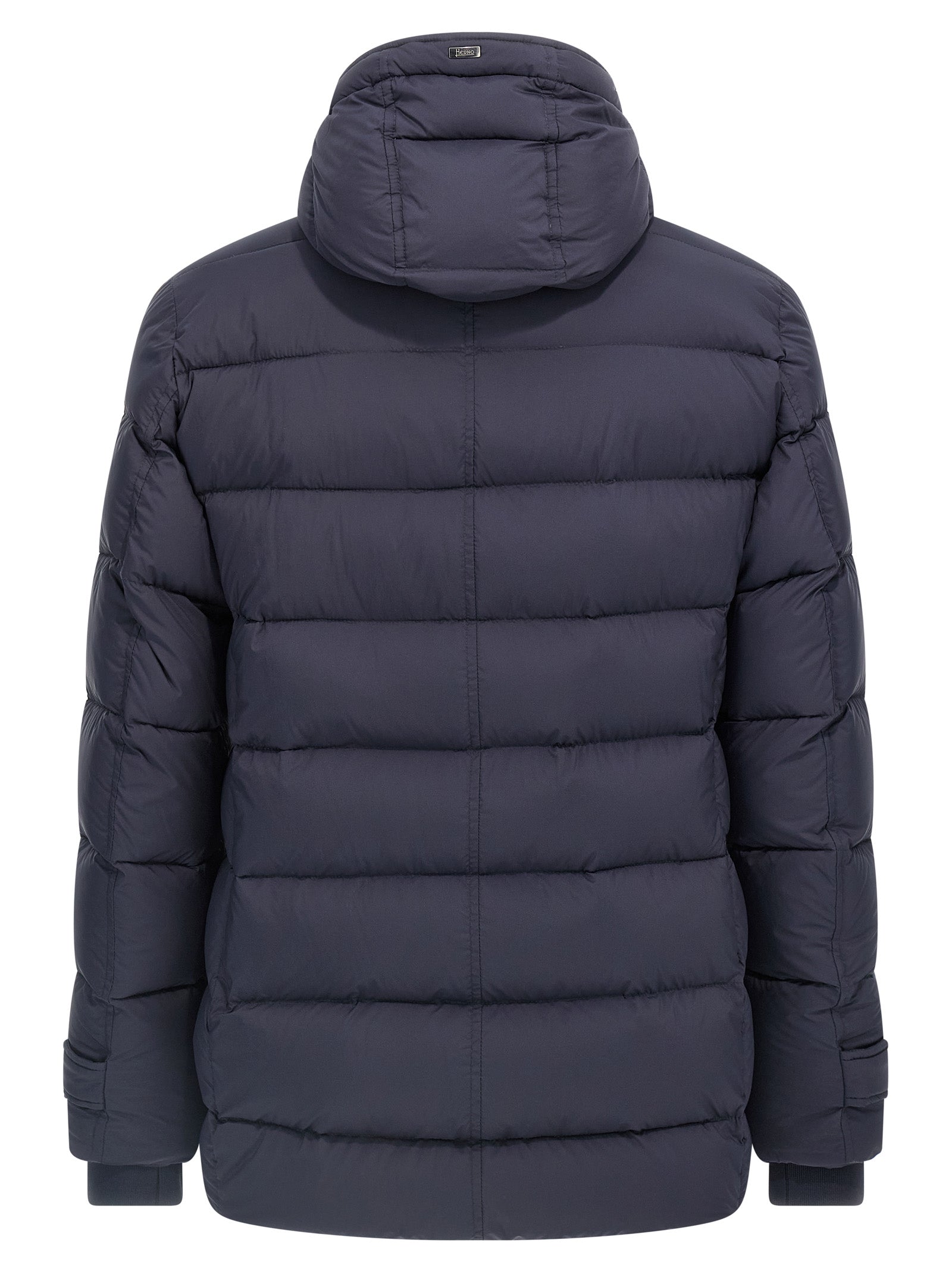 Herno Blue Polyamide Full-Length Jacket