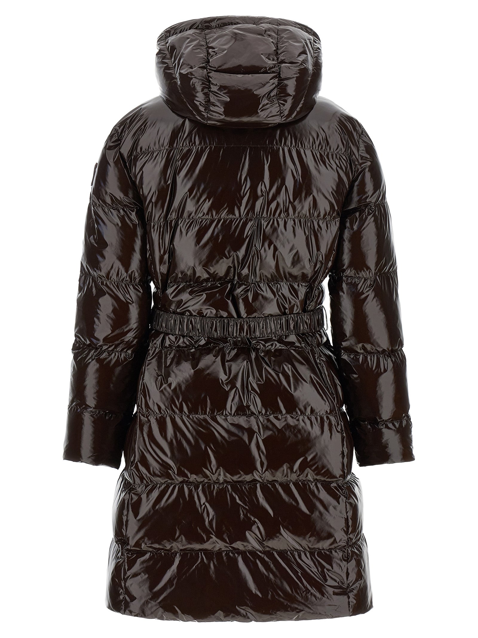 PINKO Brown Polyamide Full-Length Jacket