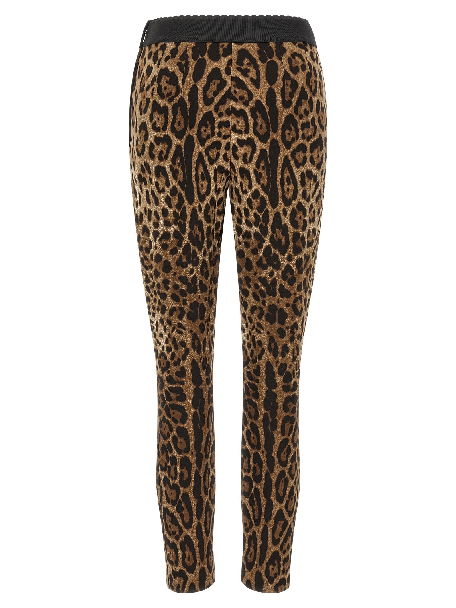 Dolce & Gabbana Brown Viscose Leggings