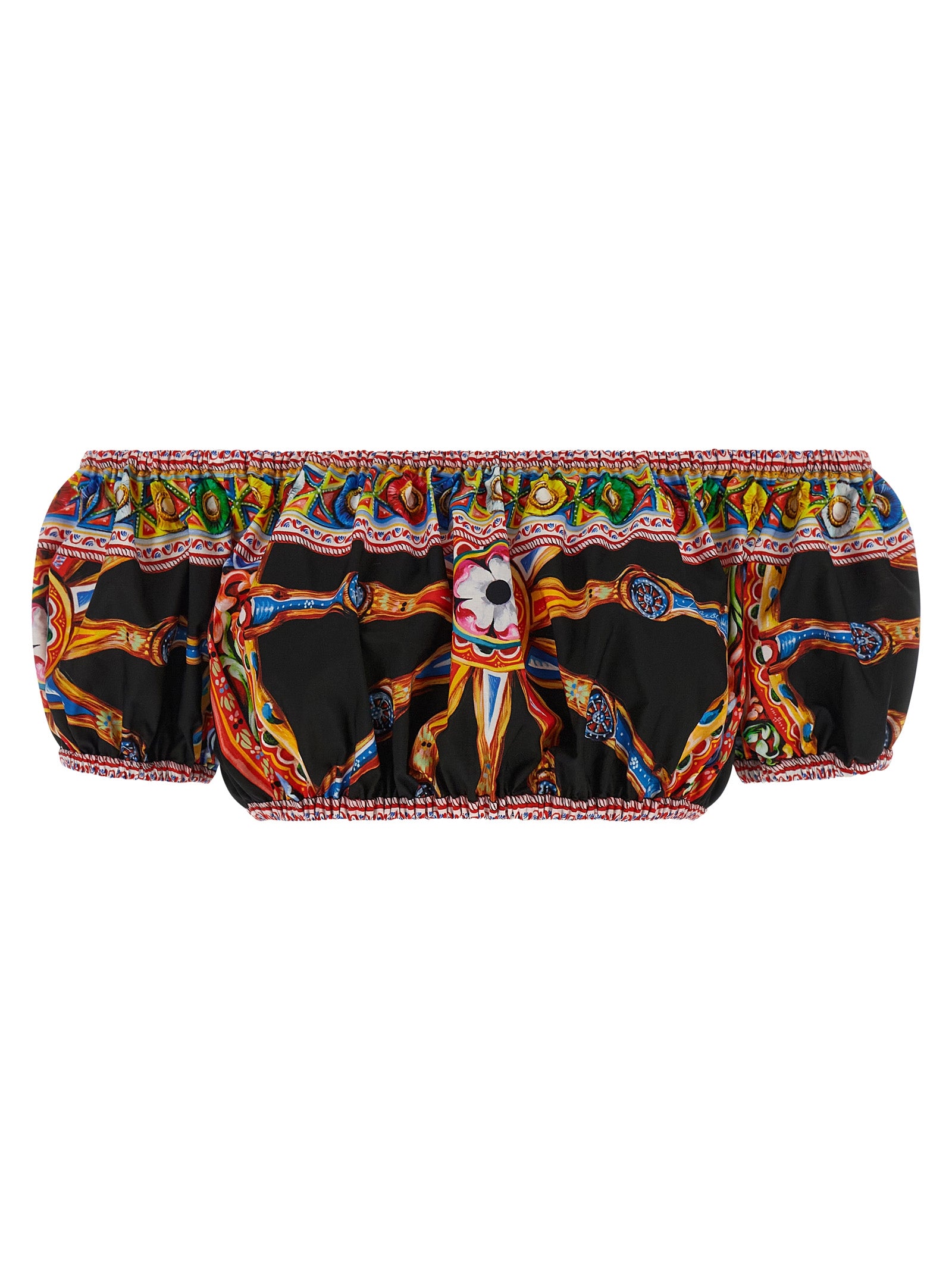 Dolce & Gabbana Multicolor Cotton Pattern Shirt