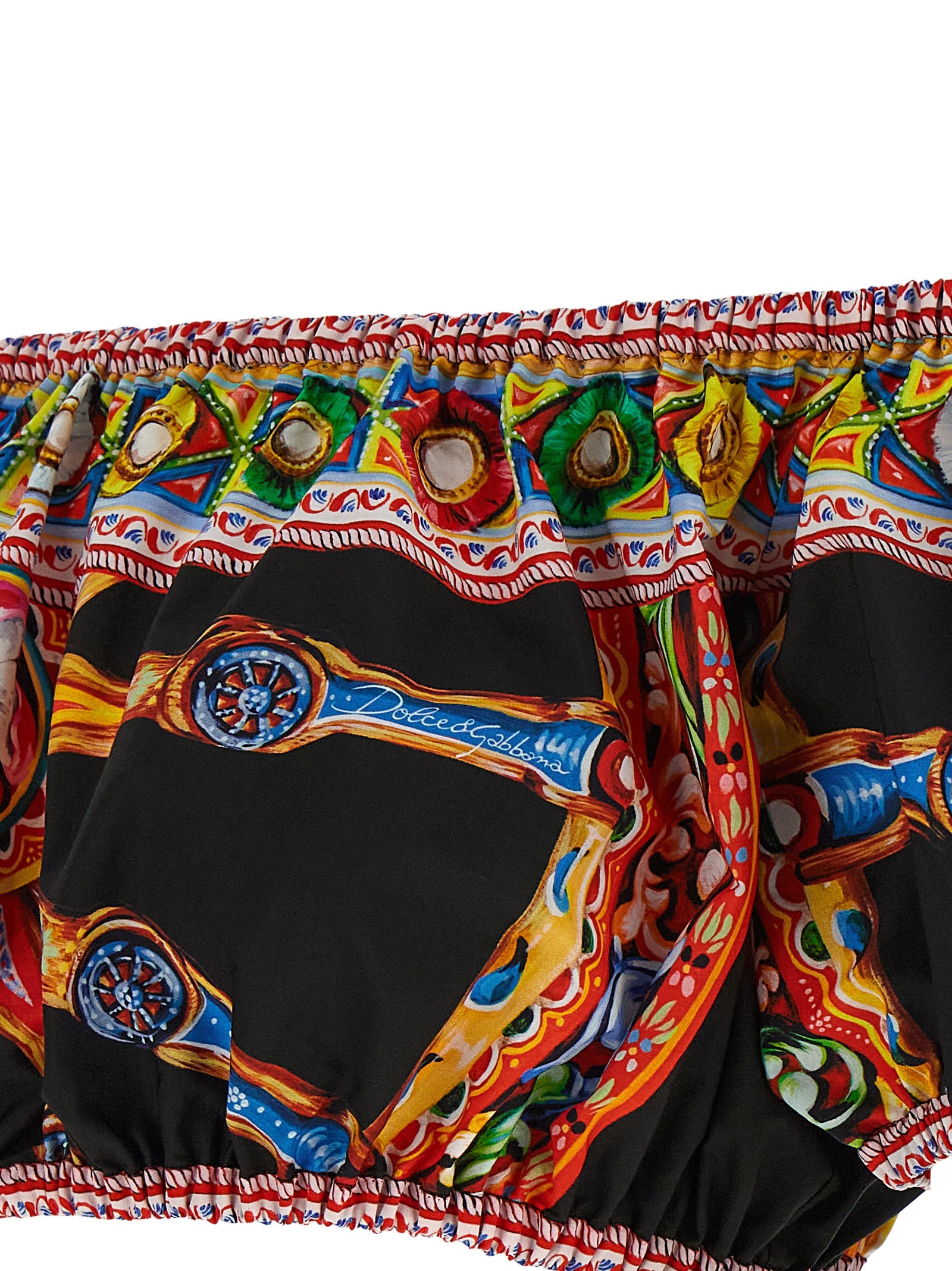 Dolce & Gabbana Multicolor Cotton Pattern Shirt