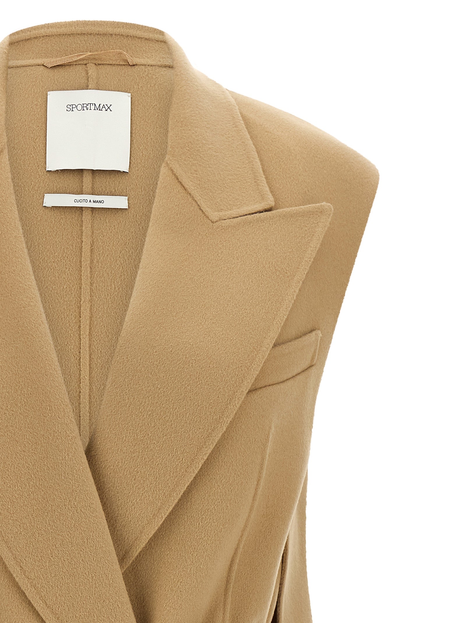 Sportmax Beige Wool Blazer
