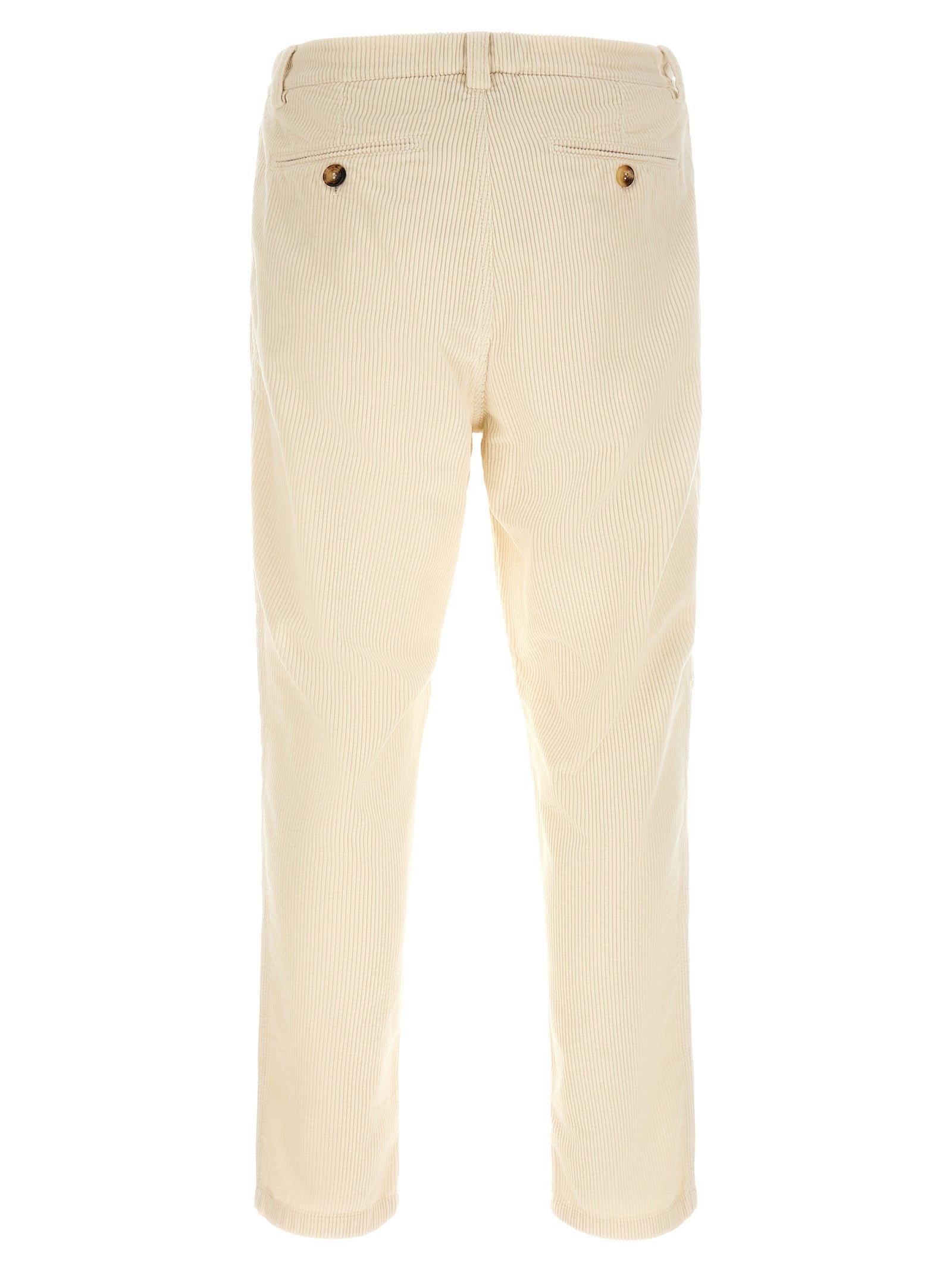 Brunello Cucinelli Beige Cotton Casual Pants