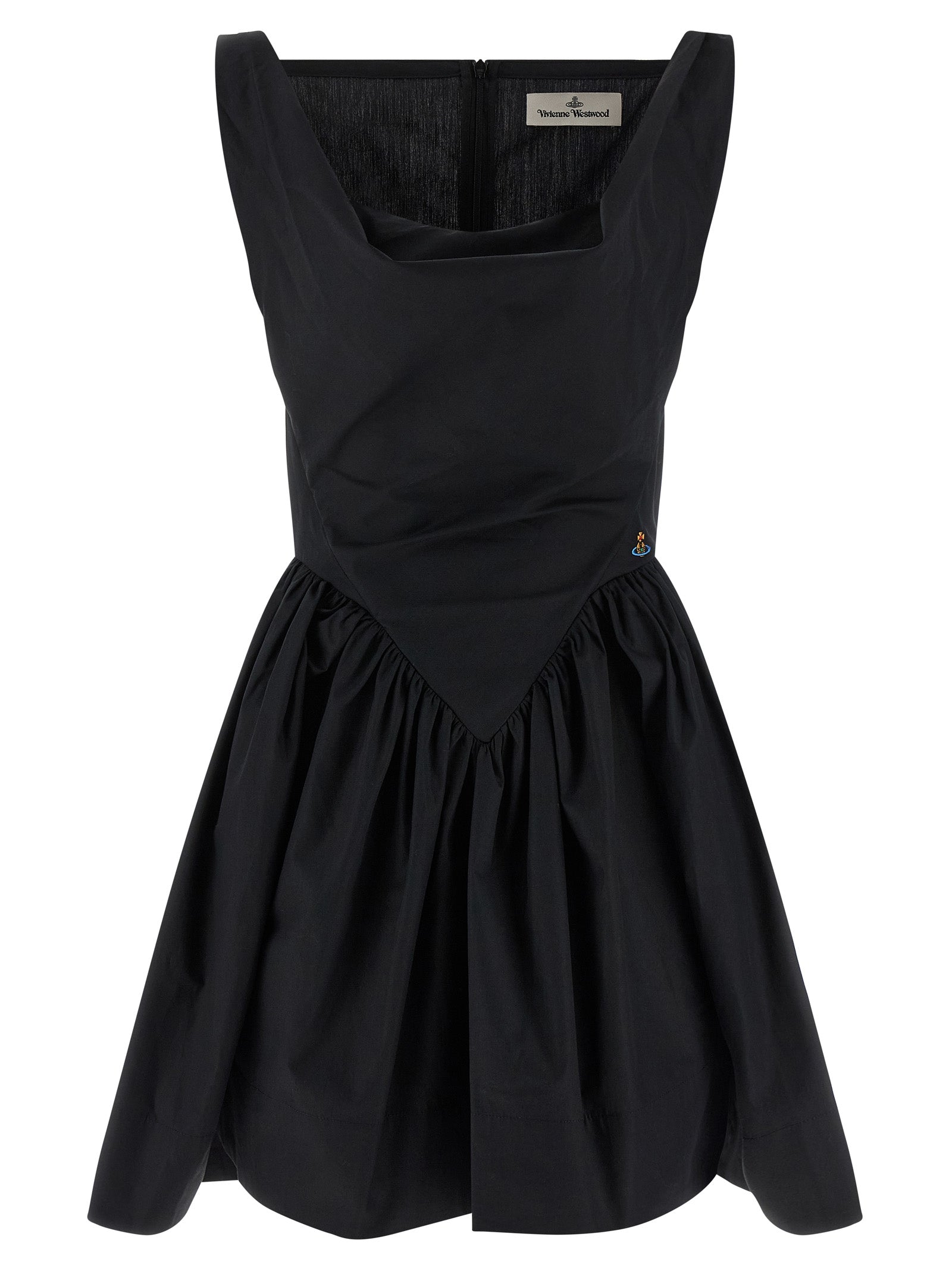 Vivienne Westwood Black Cotton Short Dress