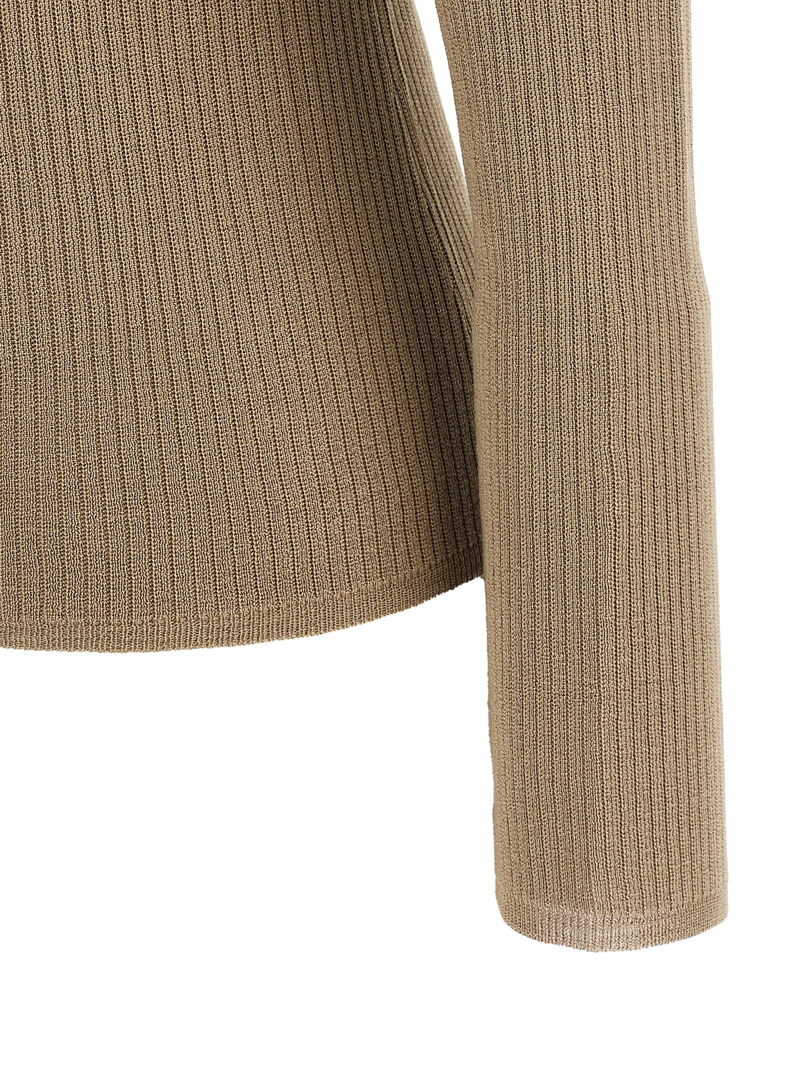 Max Mara Beige Silk Cardigan