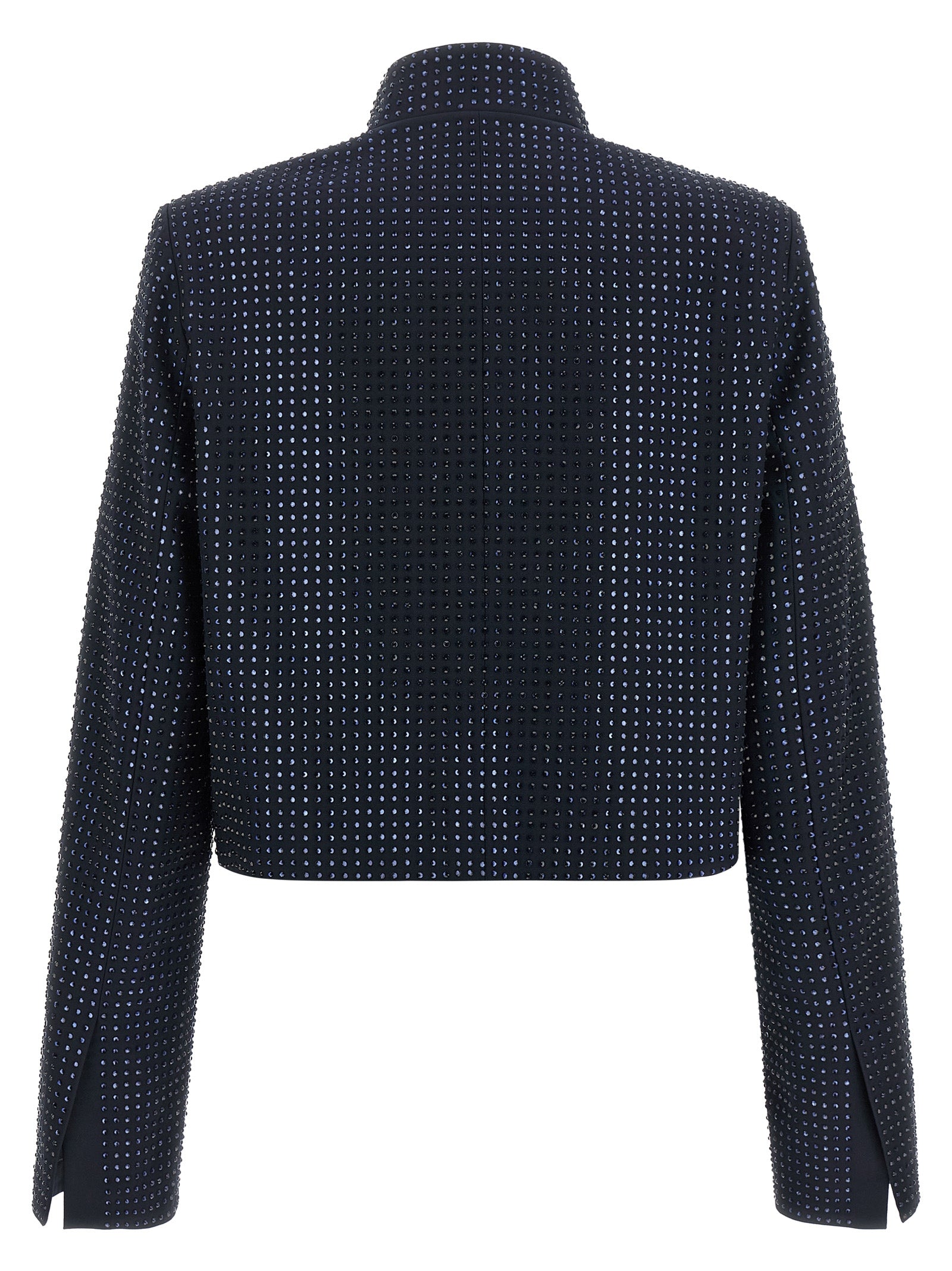 PINKO Blue Polyester Full-Length Jacket