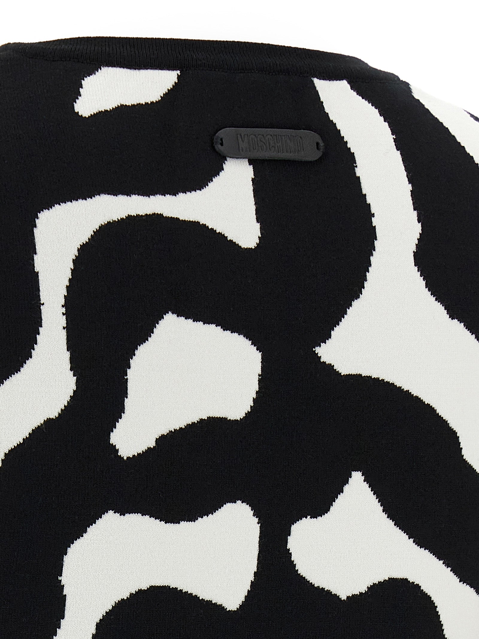 Moschino Black Viscose Cardigan