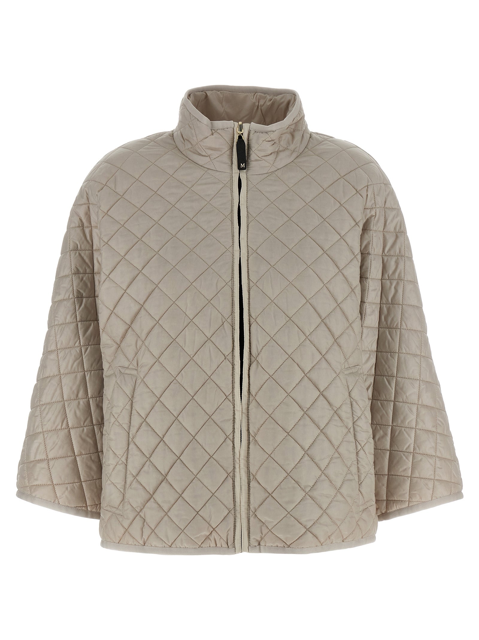 Max Mara Gray Polyester Coat