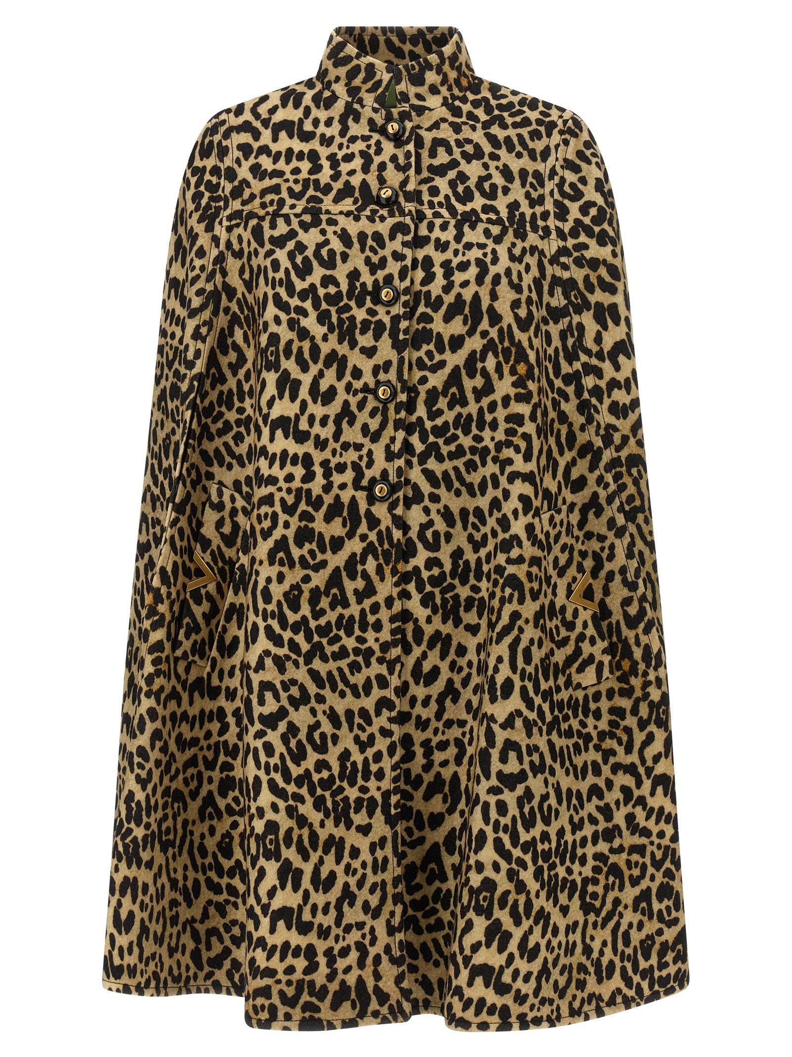 Valentino Garavani Brown Wool Coat