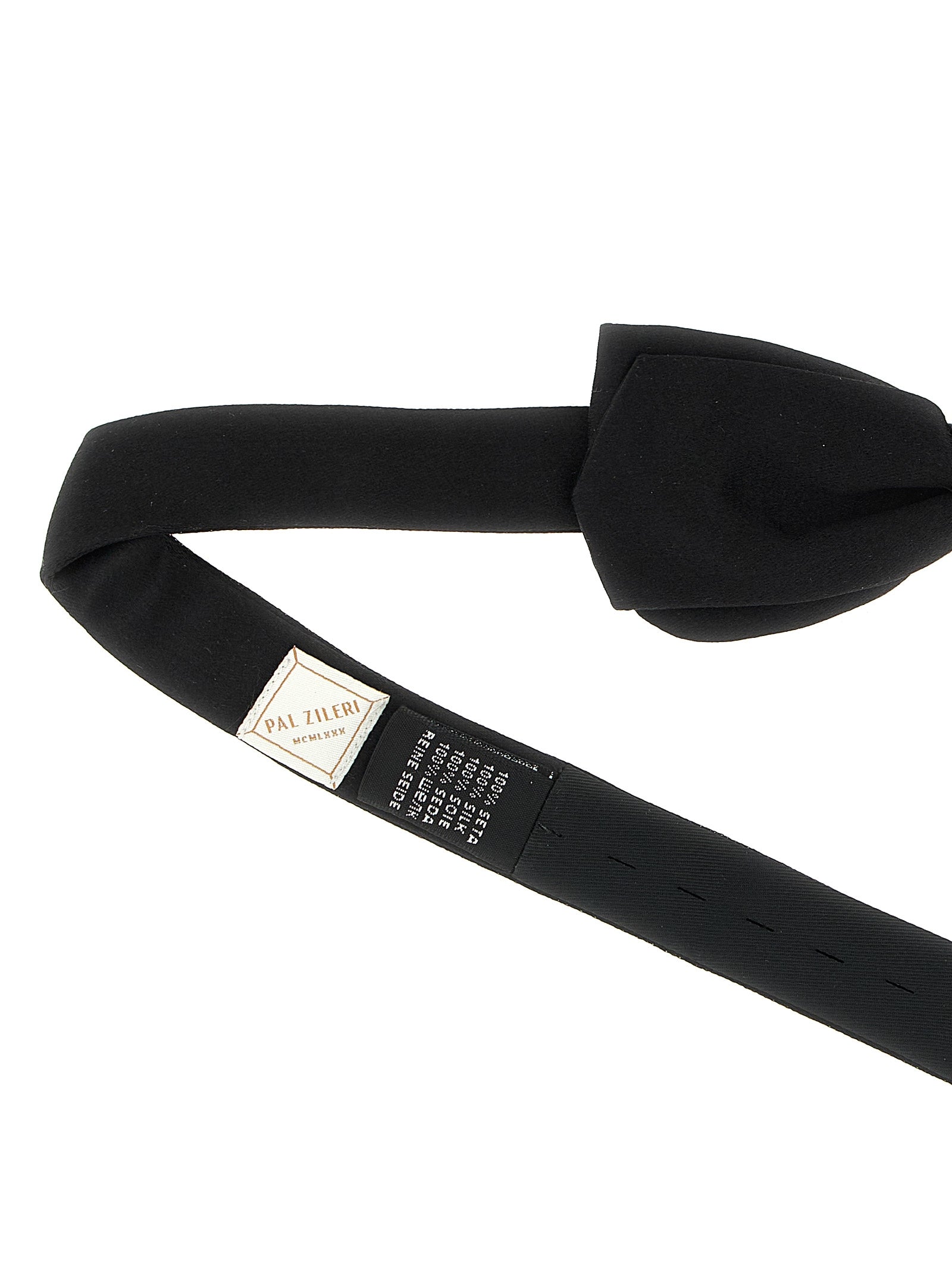 Pal Zileri Black Silk Bowtie