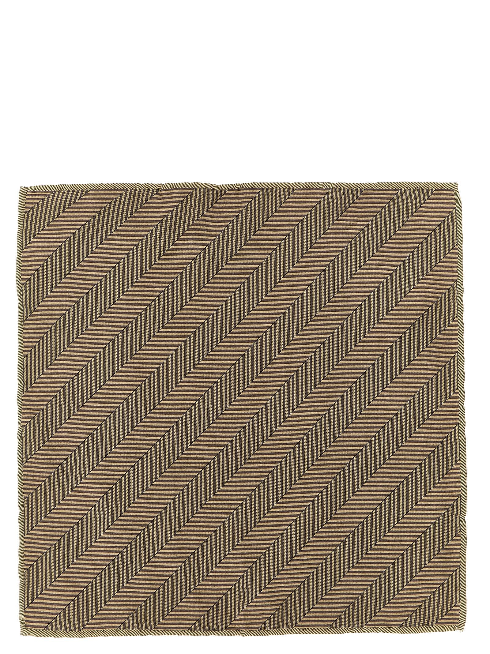 Brunello Cucinelli Beige Silk Pocket Square