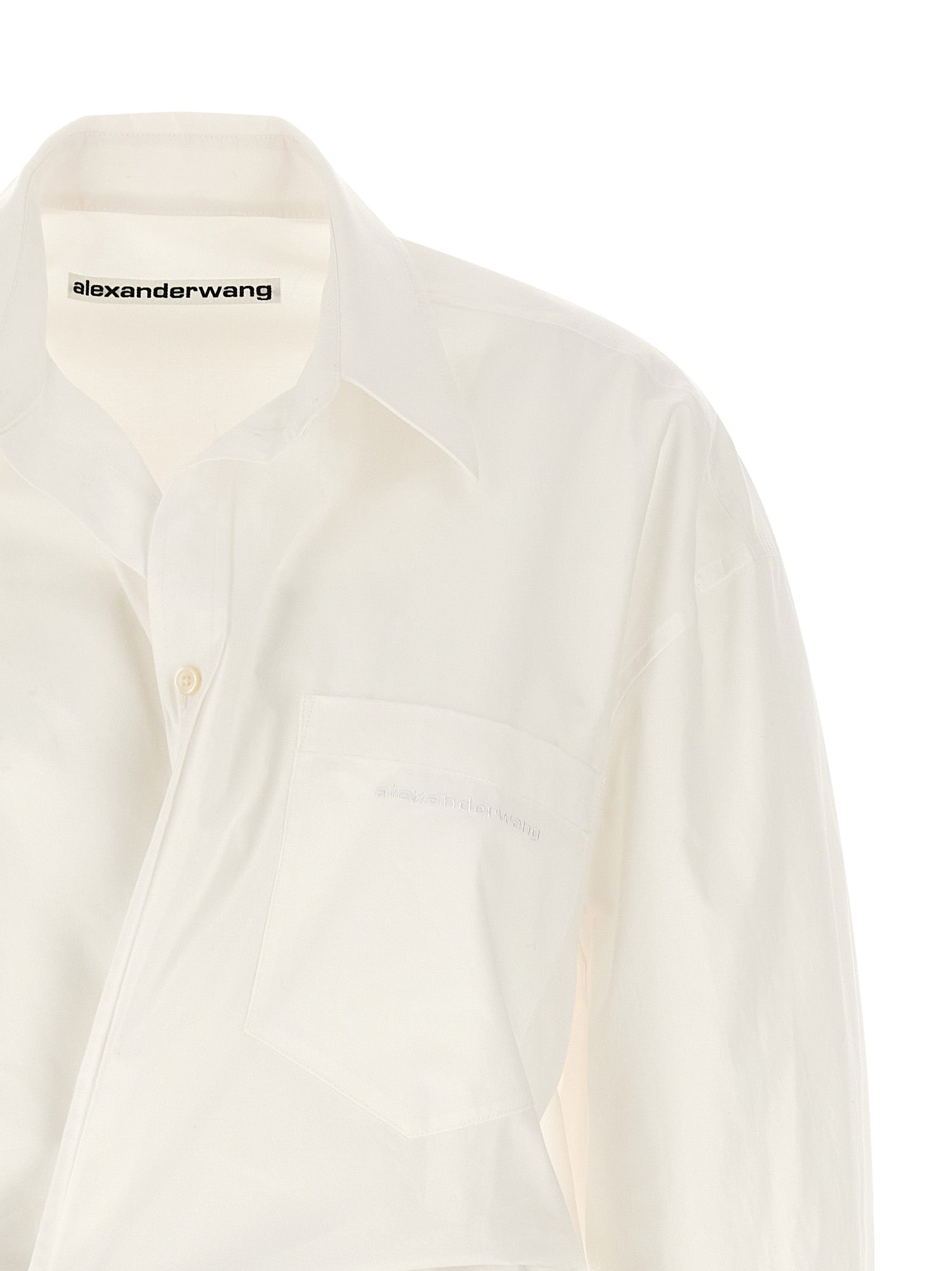 Alexander Wang White Cotton Short Dress