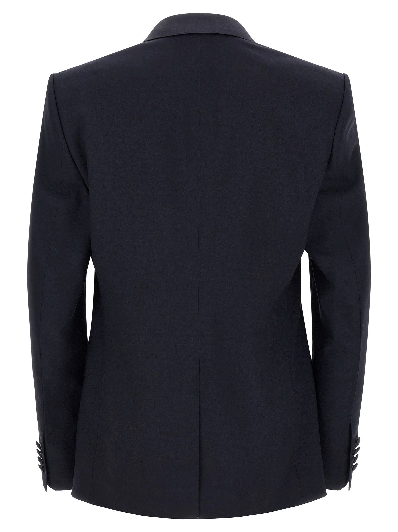 Dolce & Gabbana Blue Virgin Wool Two-Piece Suit
