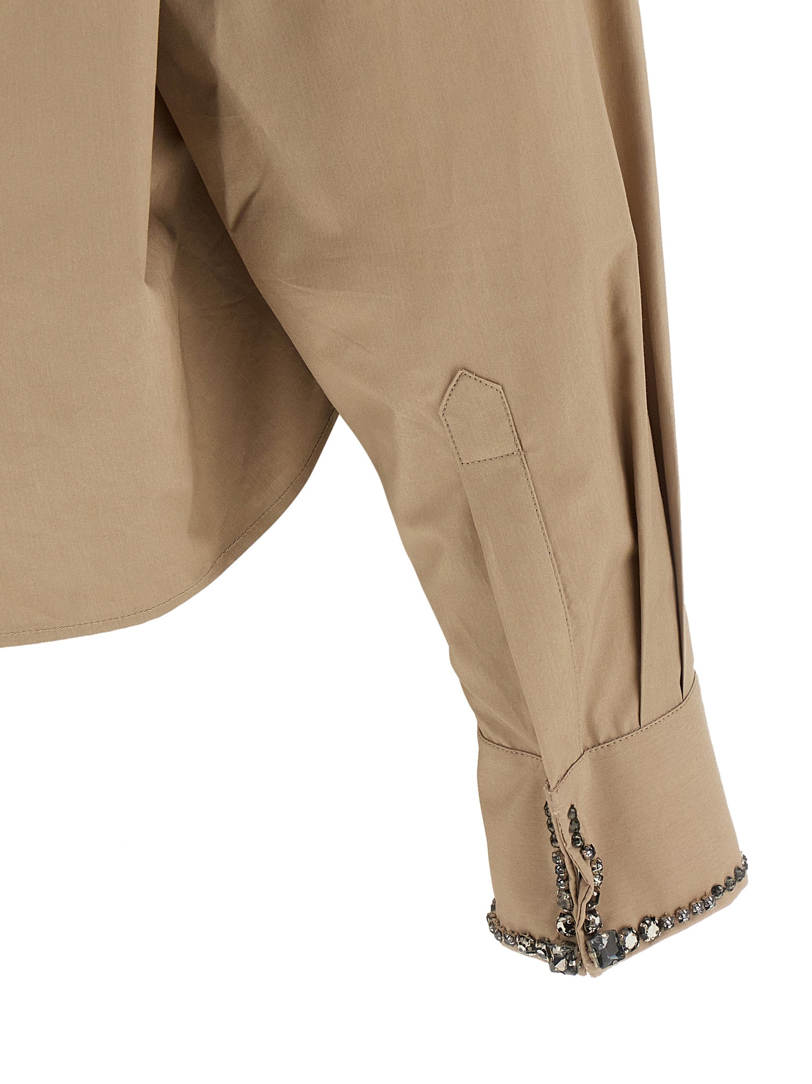 Fabiana Filippi Beige Cotton Blouse