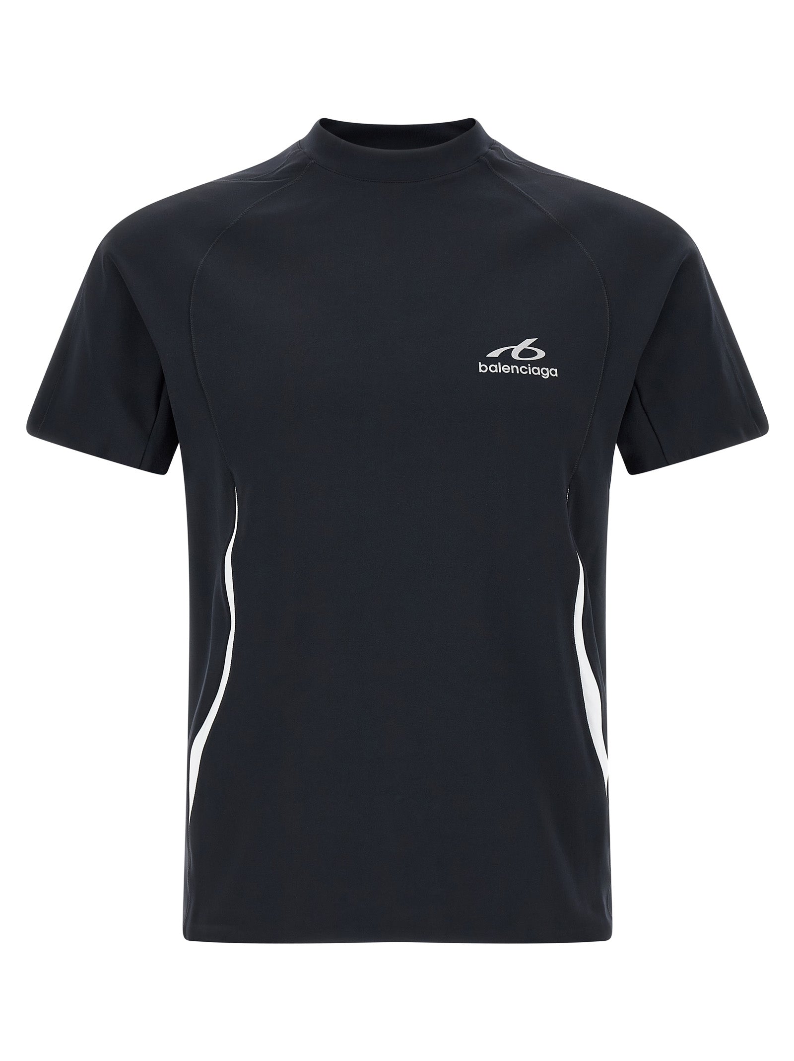 Balenciaga Blue Polyamide T-Shirt